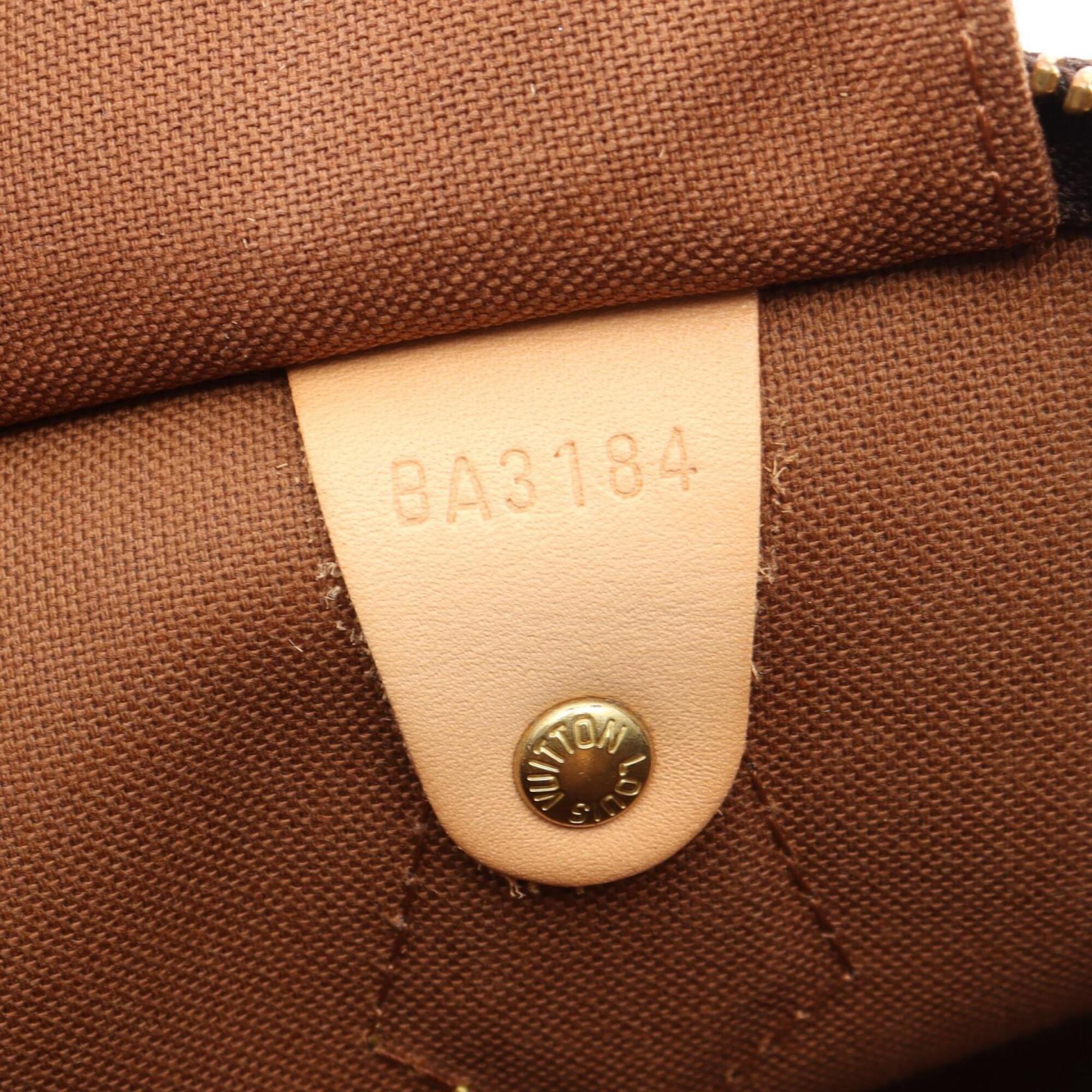 Louis Vuitton Brown Coated Canvas Pvc Monogram Leather Handbag (Pre-Owned)