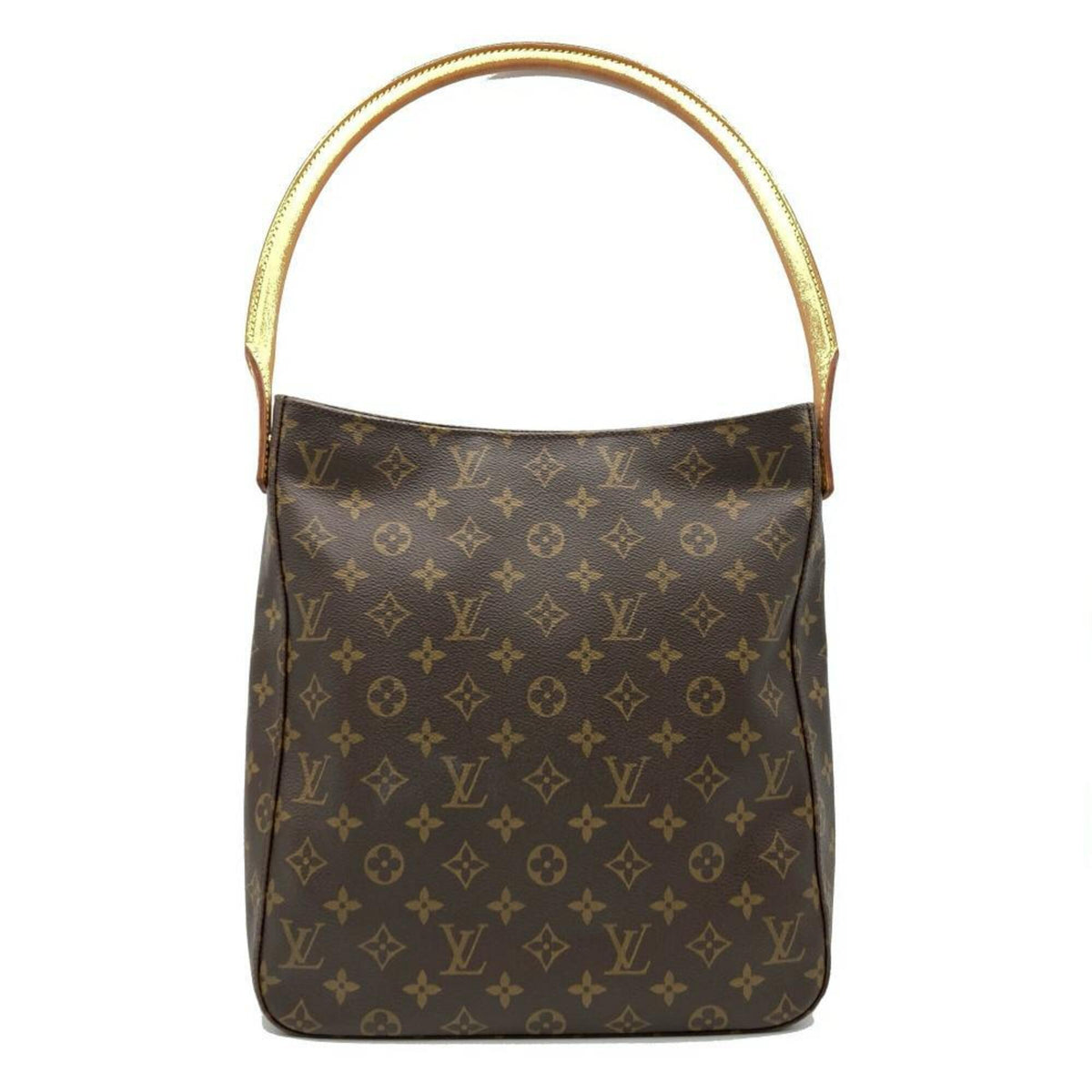 Louis Vuitton Brown Monogram Canvas Shoulder Bag (Pre-Owned)