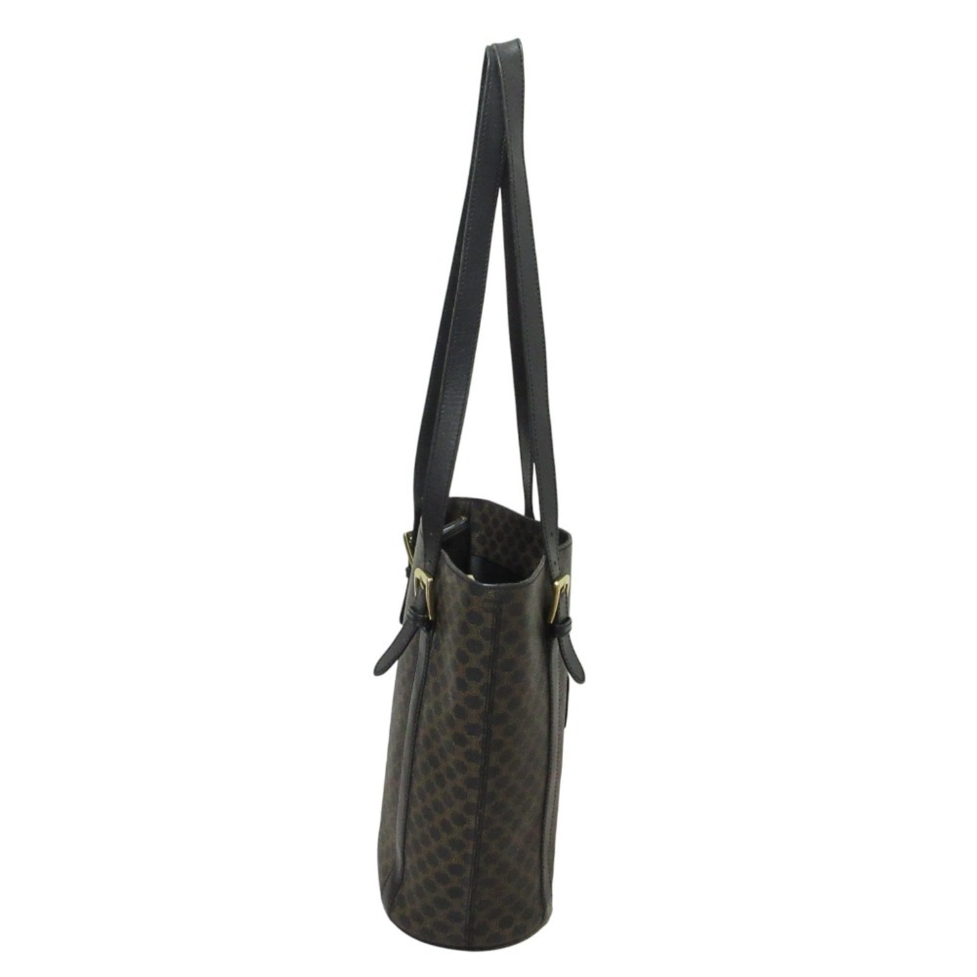 Celine Black Brown Shoulder Bag Tote Bag (Pre-Owned)