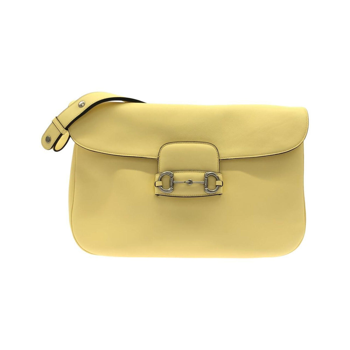 Gucci Yellow Leather Shoulder Bag (Pre-Owned)