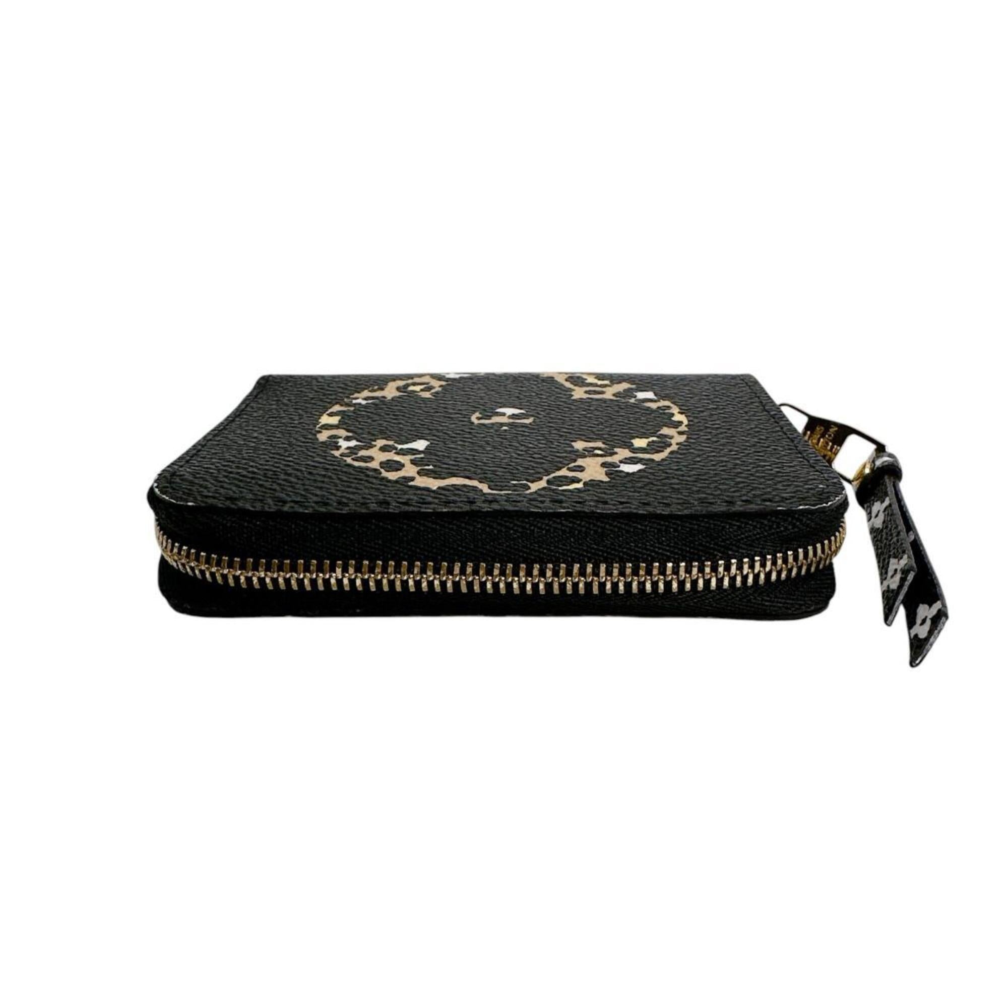 Louis Vuitton Black Monogram Or Yellow Monogram Coin Purse/Coin Case (Pre-Owned)