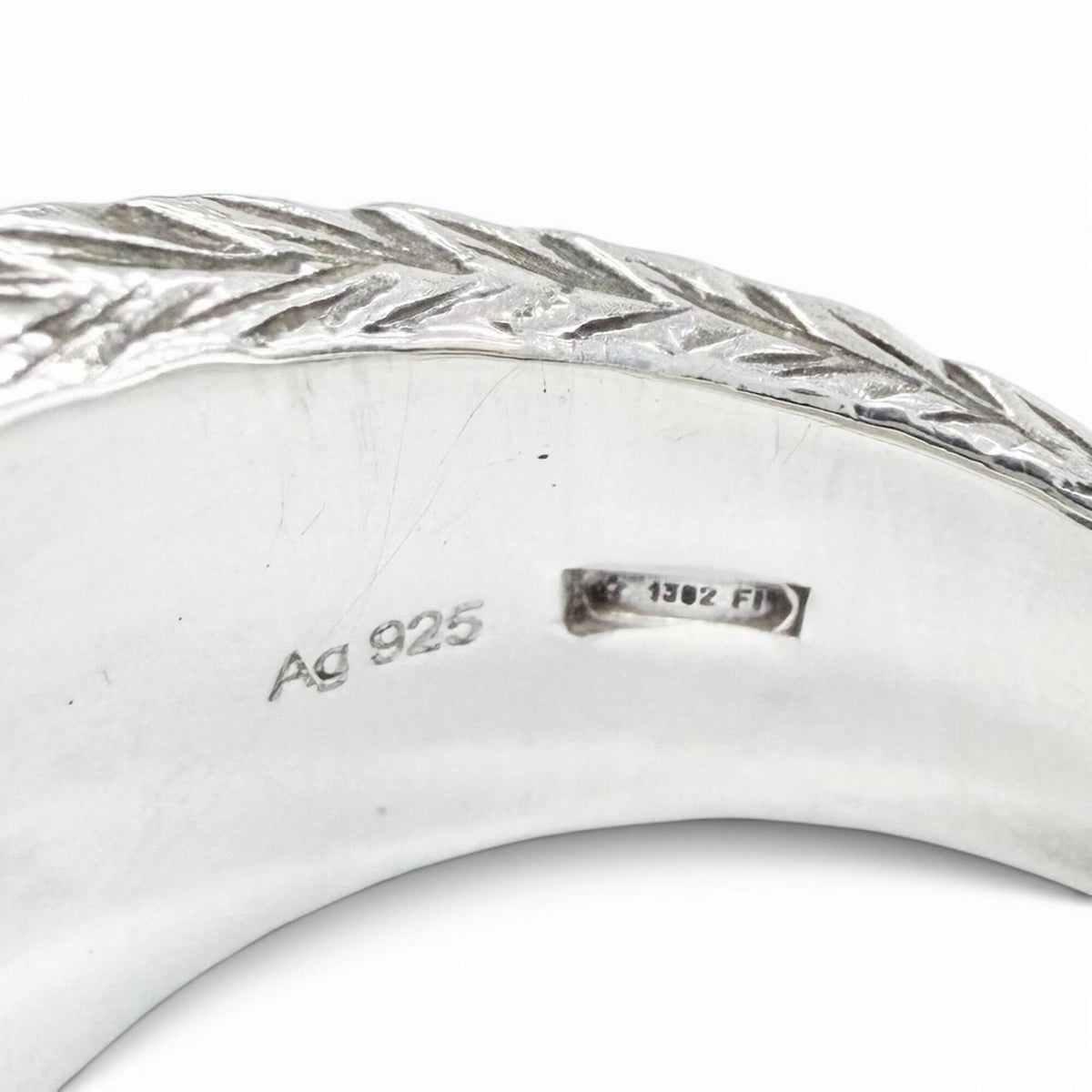 Gucci Silver Silver 925 Band Ring (Pre-Owned)