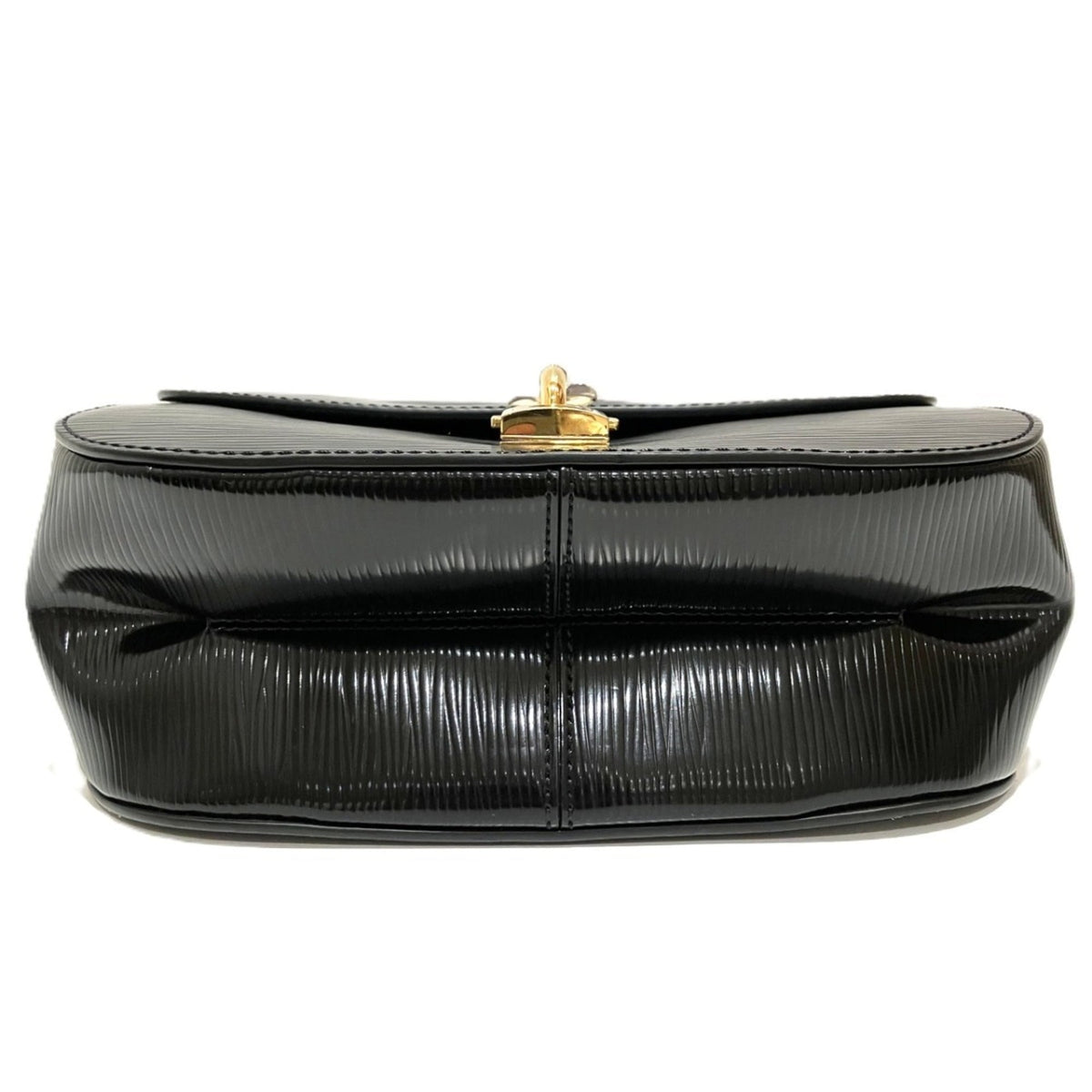 Louis Vuitton Black Leather Shoulder Bag (Pre-Owned)
