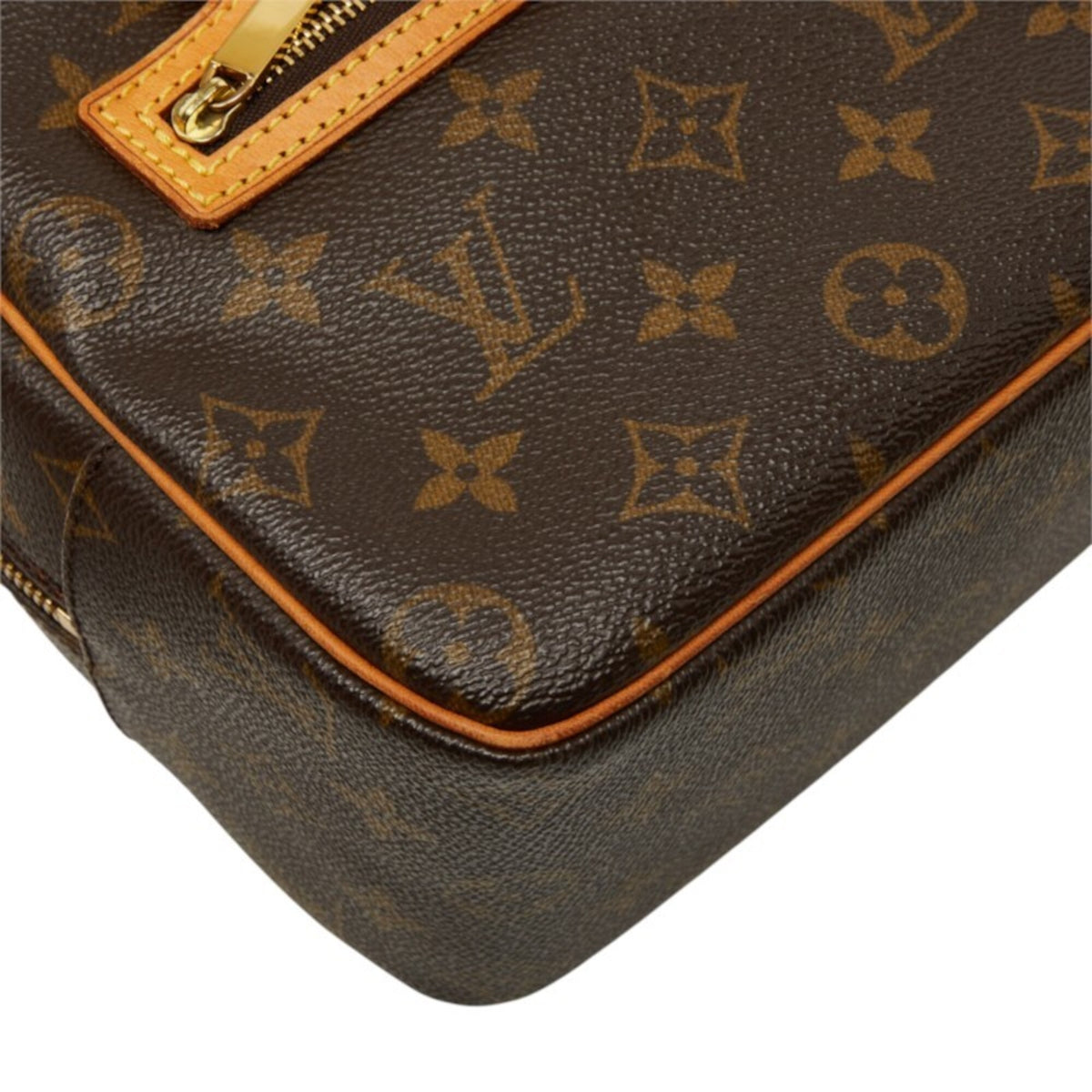 Louis Vuitton Brown Pvc Leather Handbag Shoulder Bag (Pre-Owned)