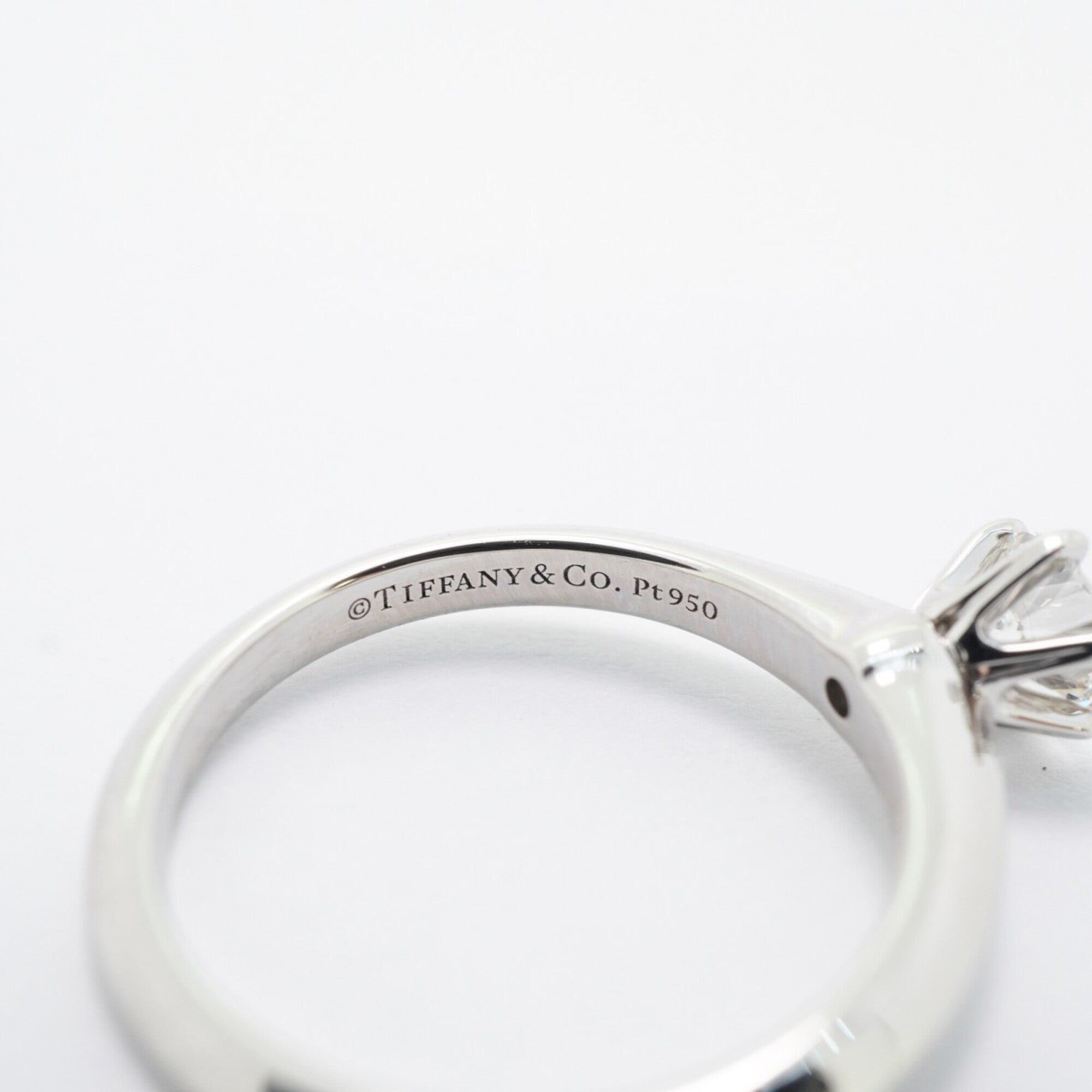 Tiffany Platinum 950 Band Ring (Pre-Owned)