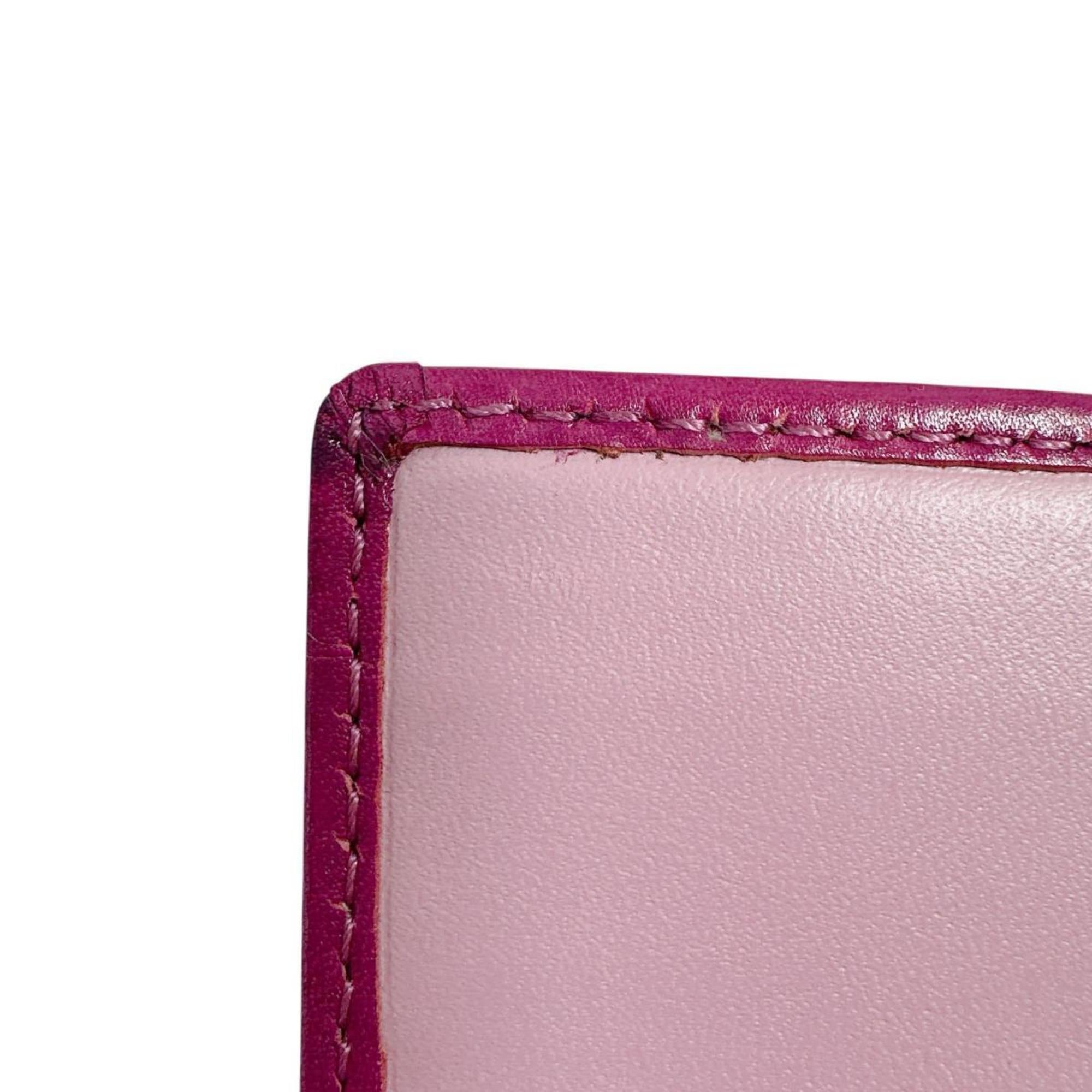 Coach Brown Purple Signature Line Long Wallet (Bi-Fold) (Pre-Owned)