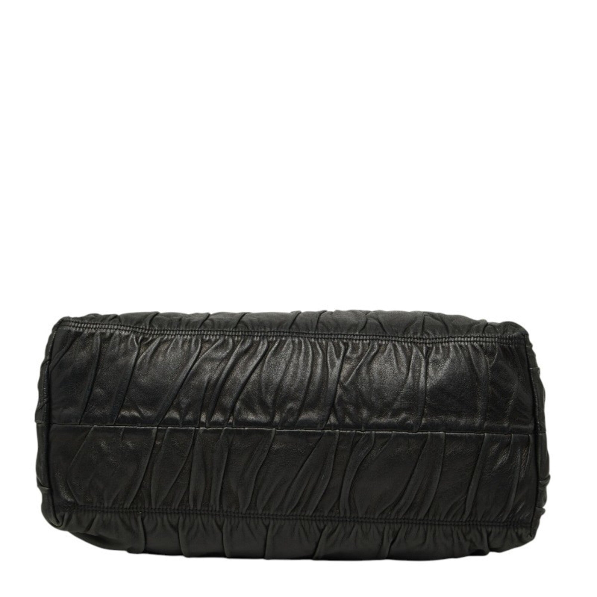 Prada Black Leather Tote Bag (Pre-Owned)