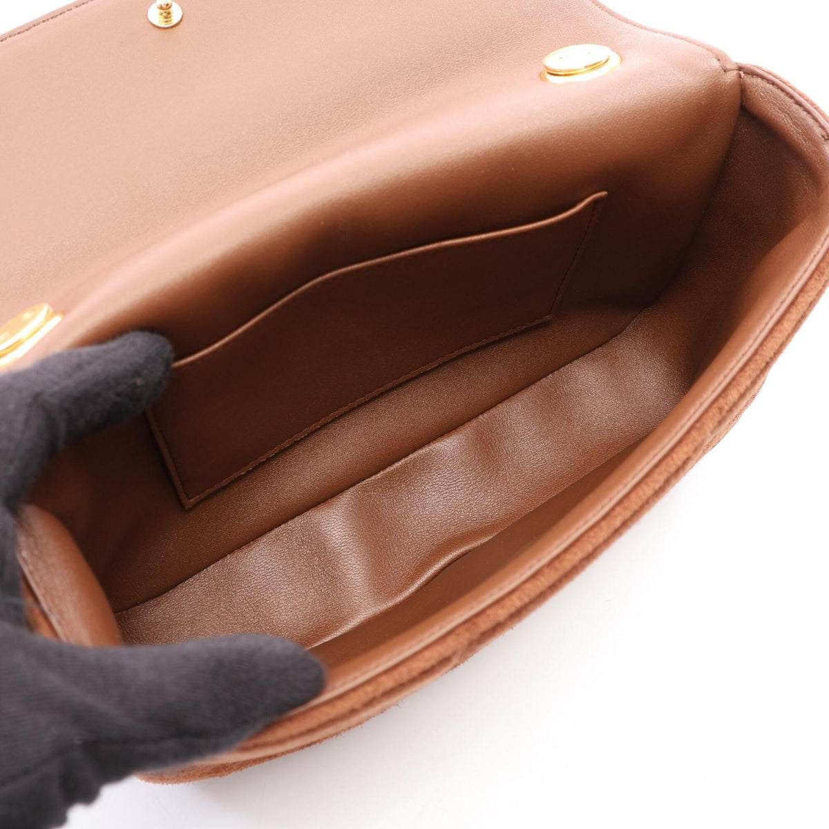 Celine Brown Suede Shoulder Bag (Pre-Owned)
