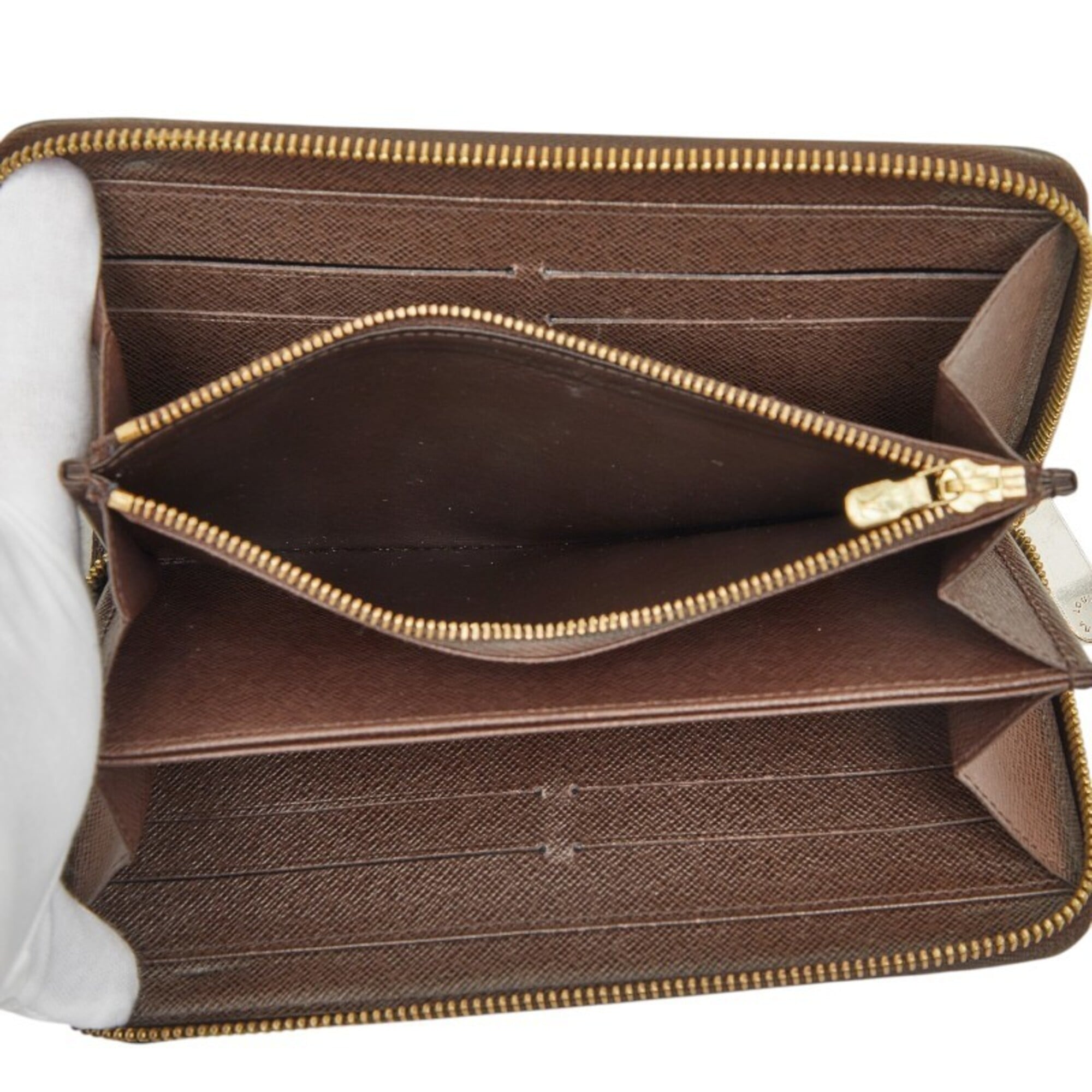 Louis Vuitton Brown Pvc Long Wallet (Bi-Fold) (Pre-Owned)