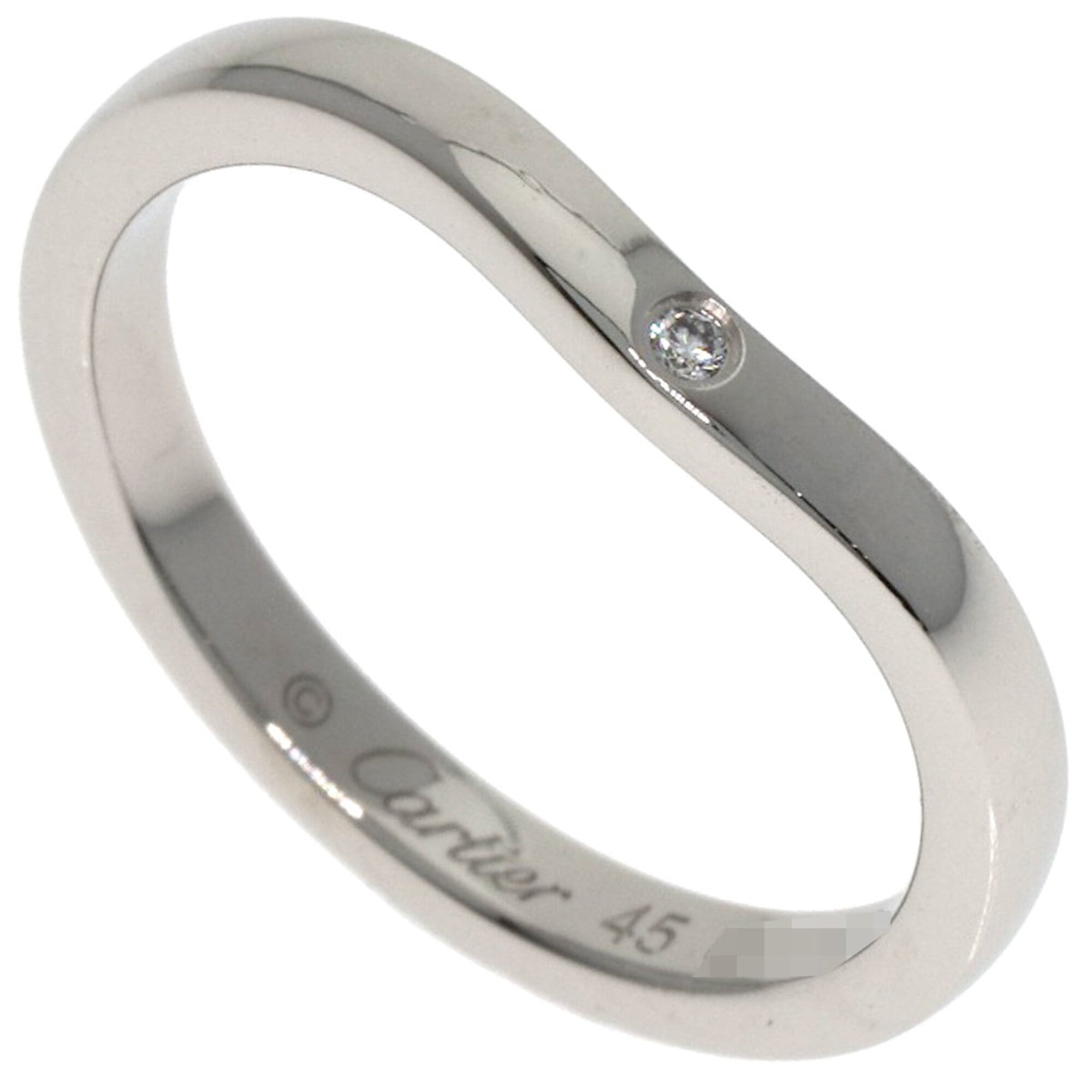 Cartier Platinum 950 Band Ring (Pre-Owned)