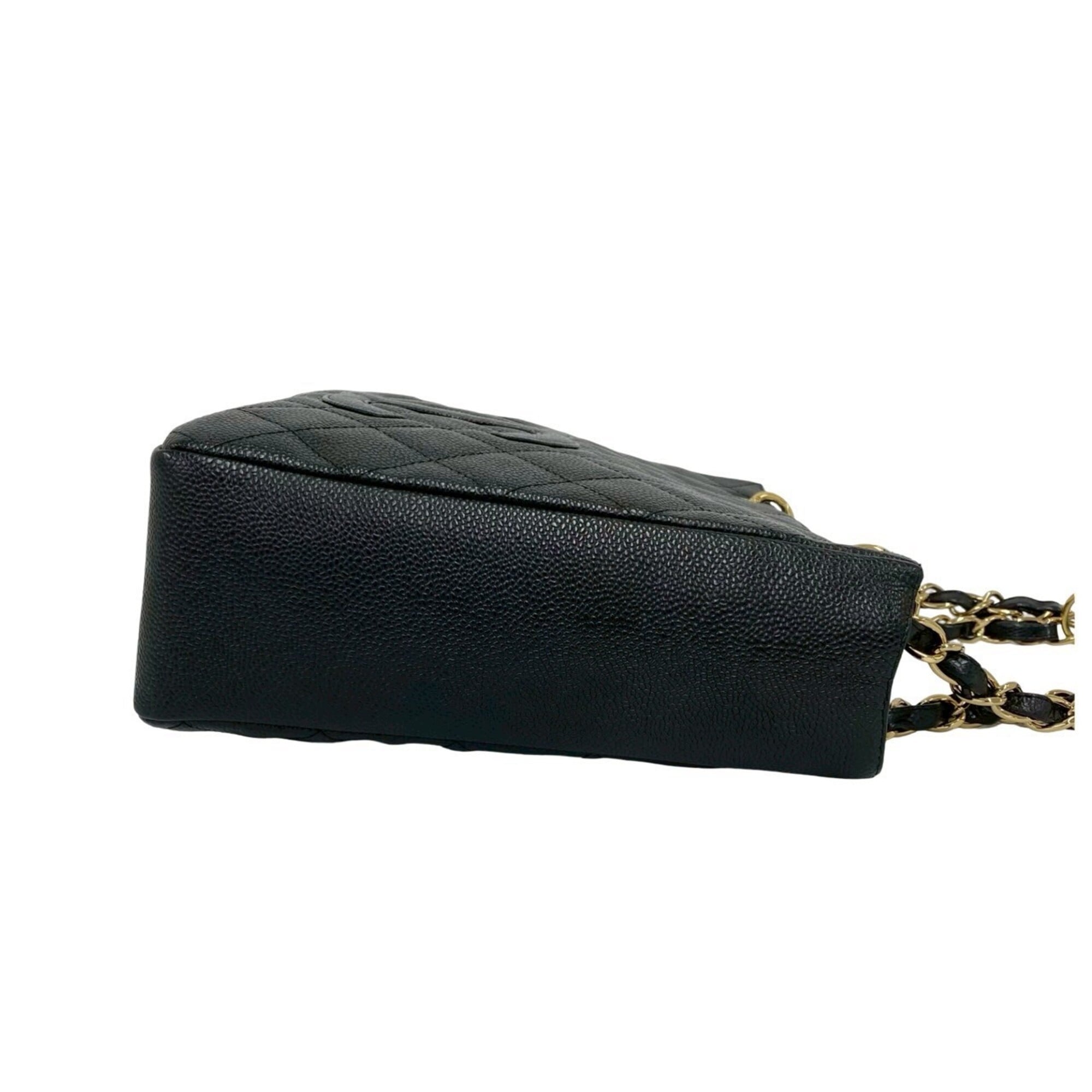 Chanel Black Grained Calfskin Tote Bag (Pre-Owned)