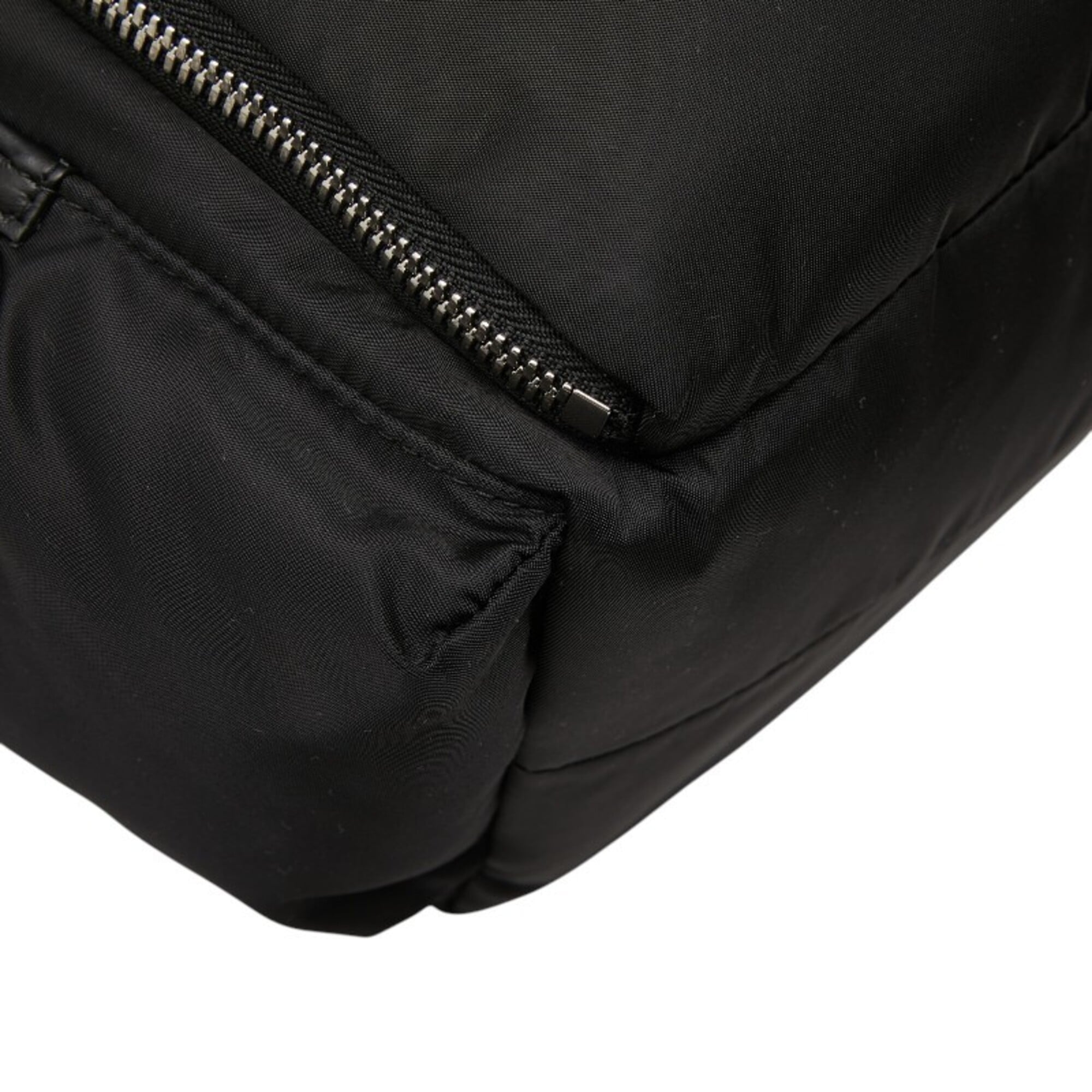 Burberry Black Nylon Leather Backpack (Pre-Owned)