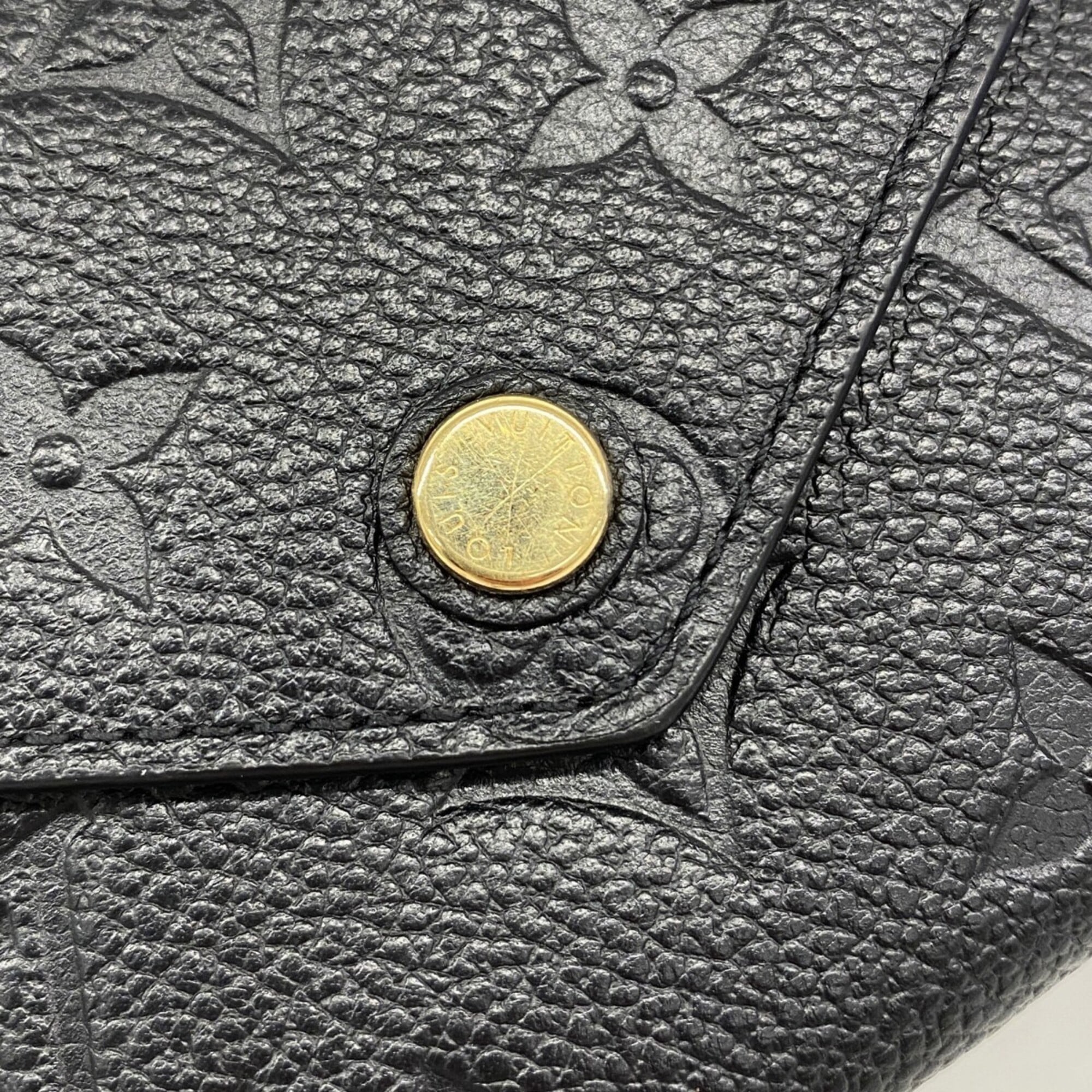 Louis Vuitton Noir Wallet (Tri-Fold) (Pre-Owned)