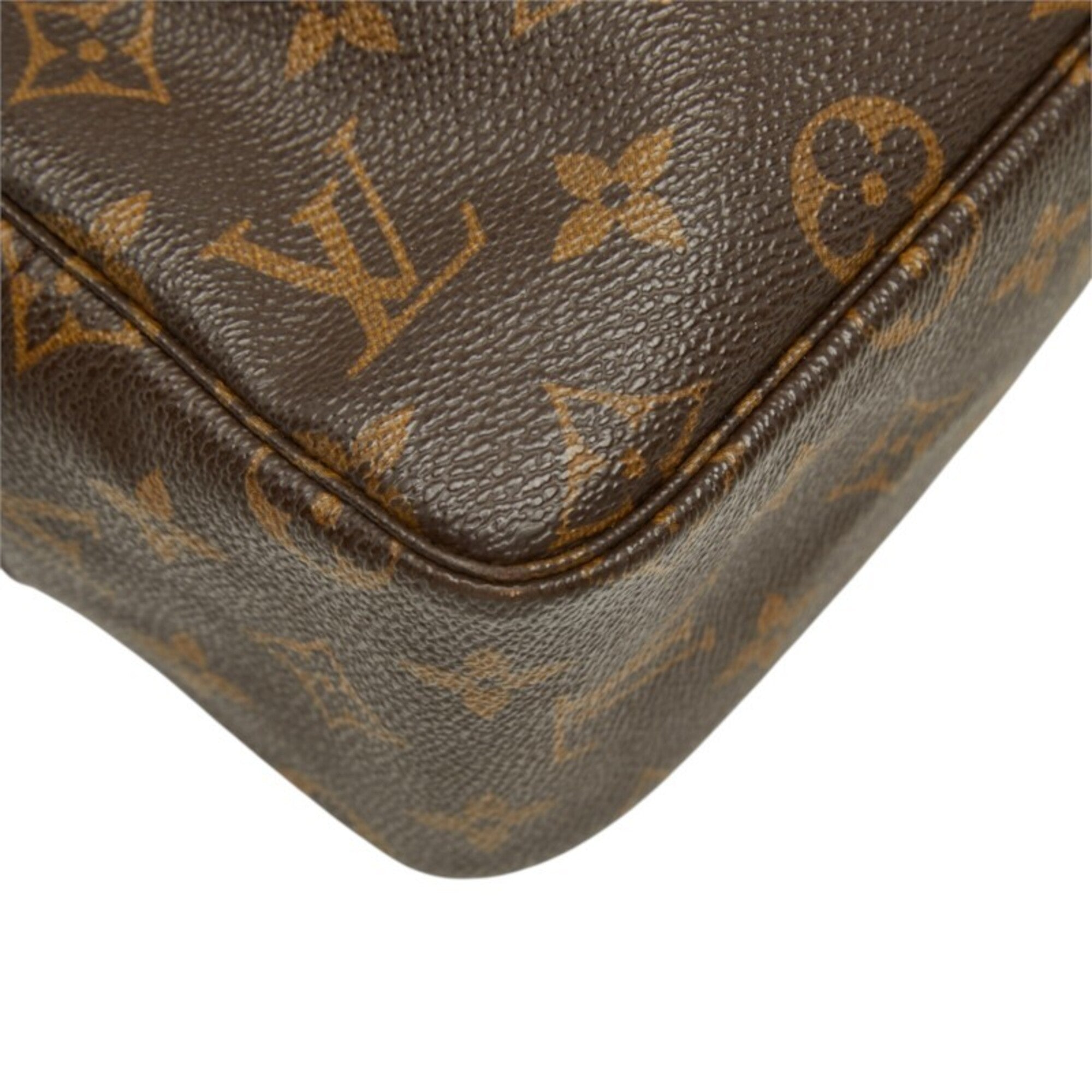 Louis Vuitton Brown Monogram Monogram Clutch Bag Pouch (Pre-Owned)