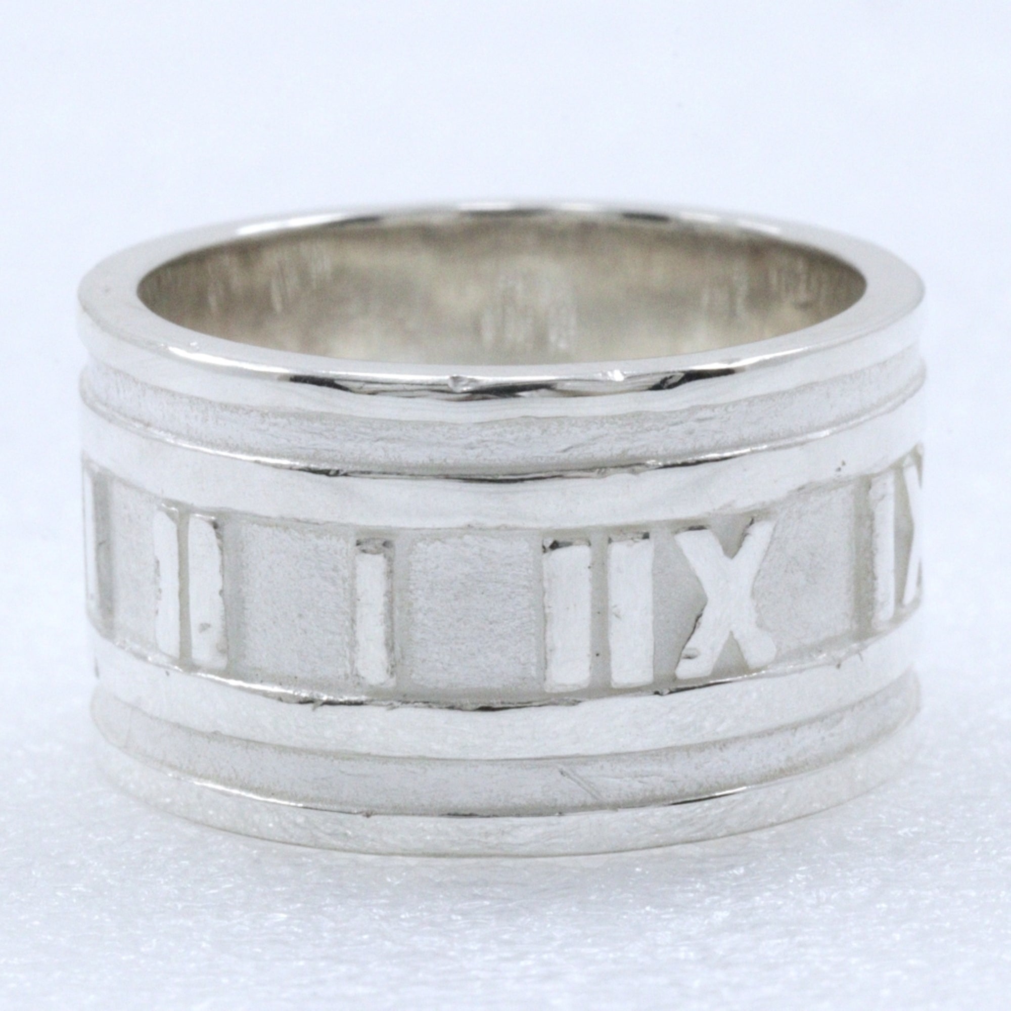 Tiffany Atlas Silver 925 Band Ring (Pre-Owned)