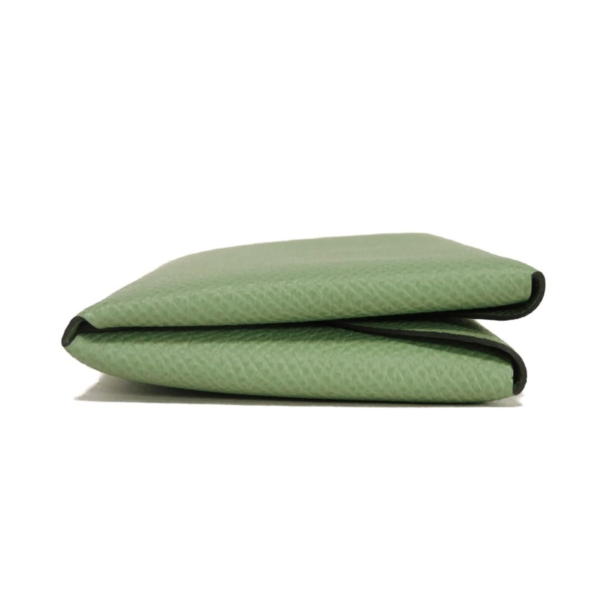 Hermes Green Vert Epsom Leather Coin Purse/Coin Case (Pre-Owned)
