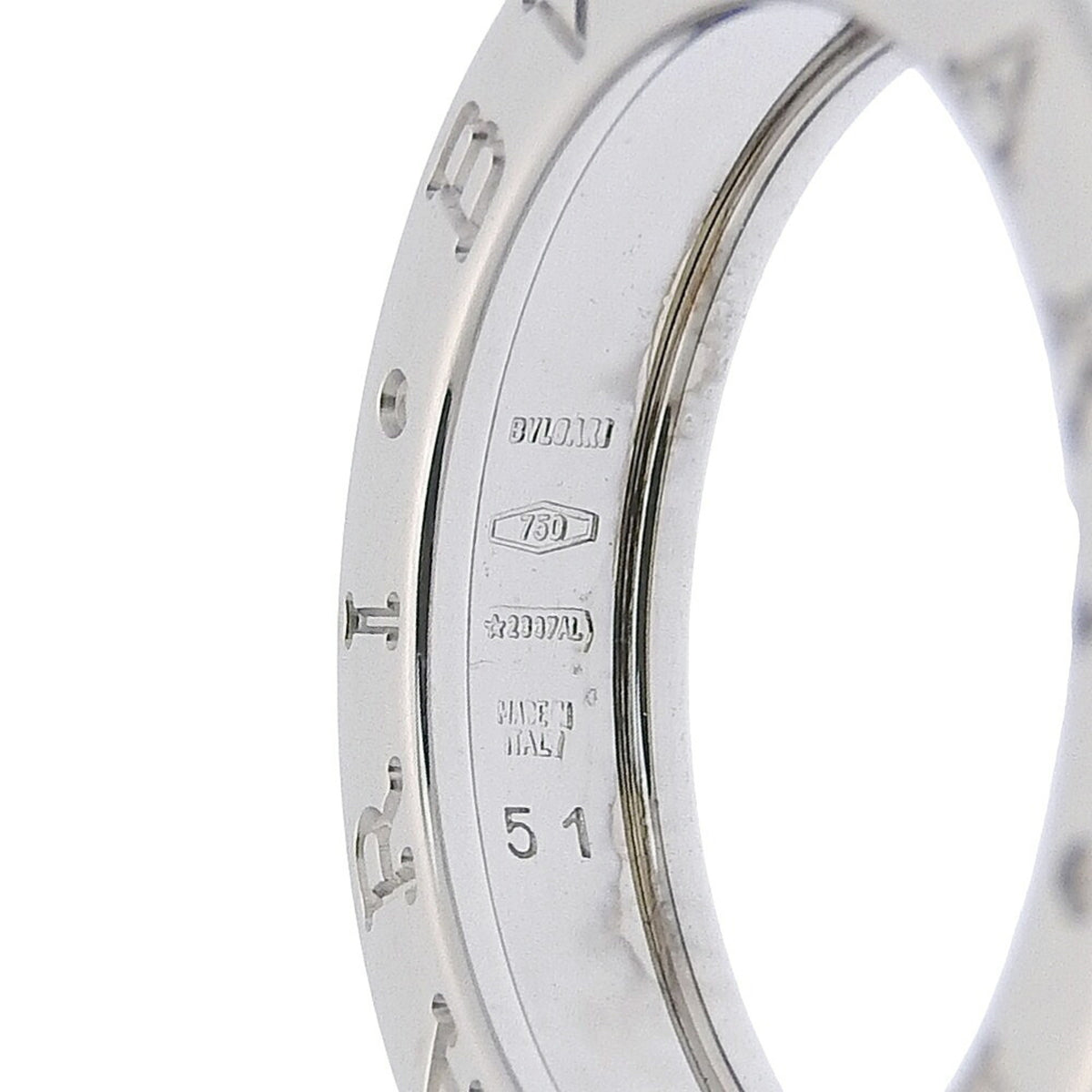 Bvlgari White Gold White Gold (18K) Band Ring (Pre-Owned)