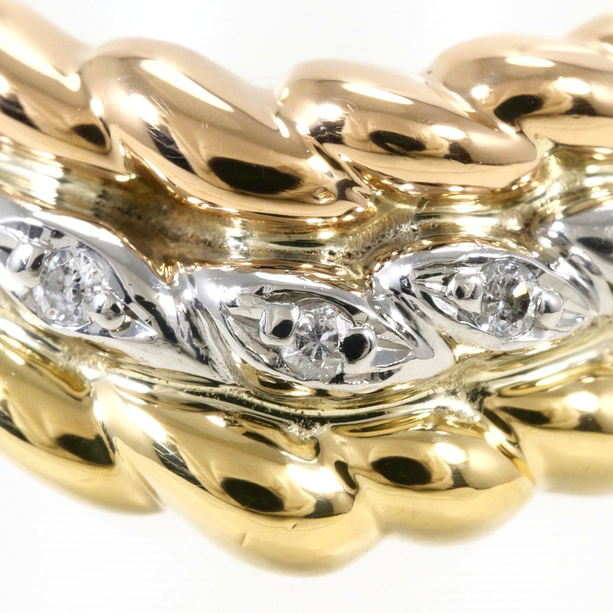 Unbranded Pink Gold Platinum Yellow Gold Yellow Gold (18K) Pink Gold (18K) Platinum 900 Band Ring (Pre-Owned)
