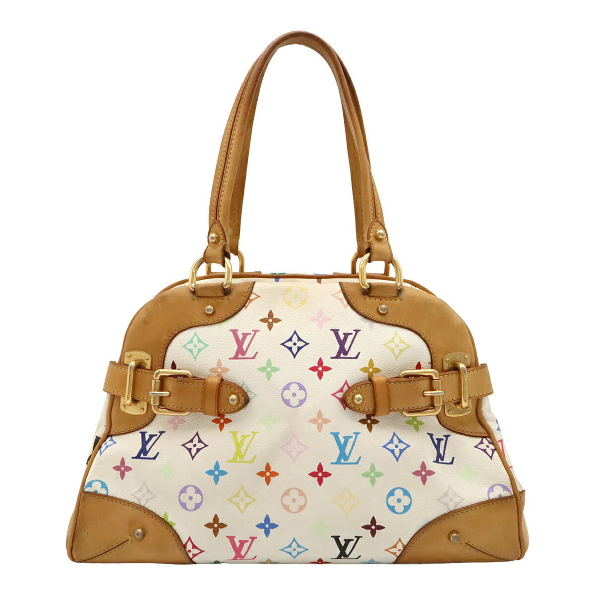 Louis Vuitton Monogram Multicolore Blanc Monogram Multicolore Handbag Shoulder Bag (Pre-Owned)