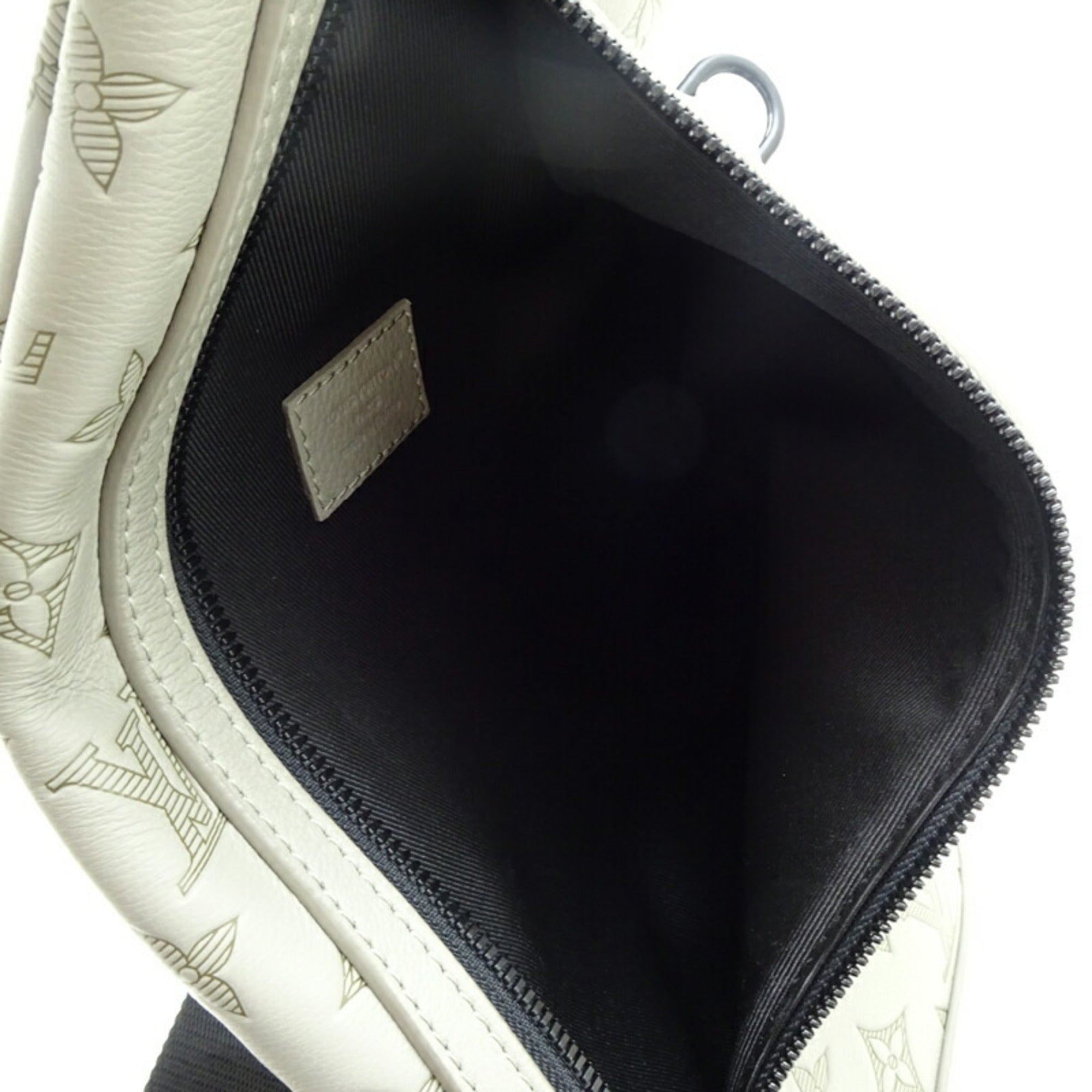 Louis Vuitton Gray Sable Monogram Shadow Pouch Sling Bag (Pre-Owned)