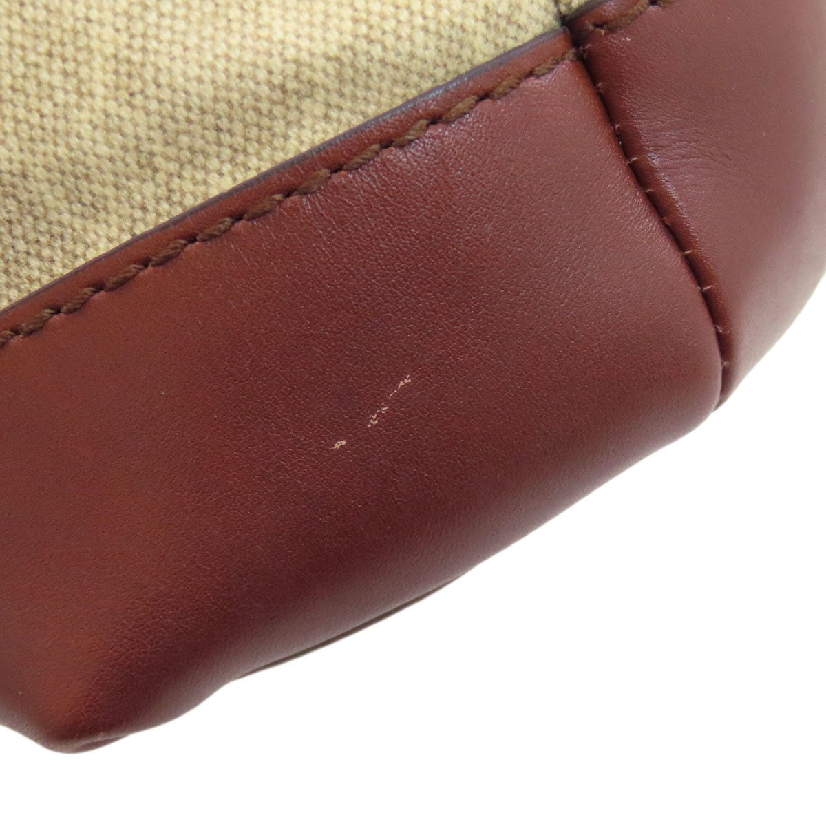 Gucci Brown Canvas Tote Bag (Pre-Owned)