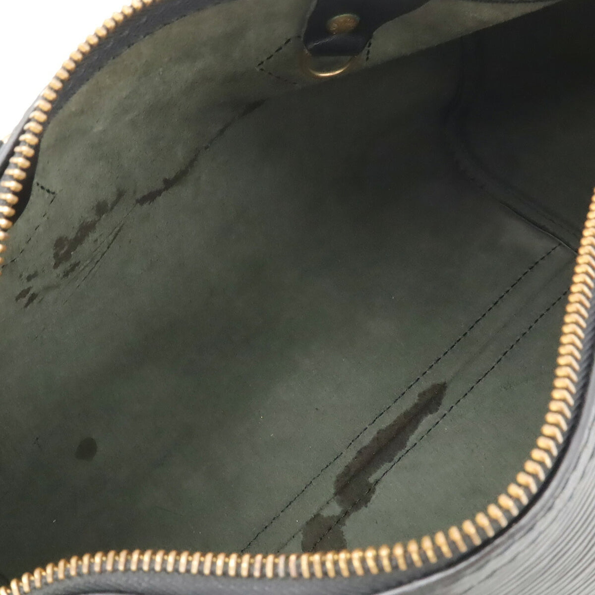 Louis Vuitton Noir Epi Leather Boston Bag Handbag (Pre-Owned)