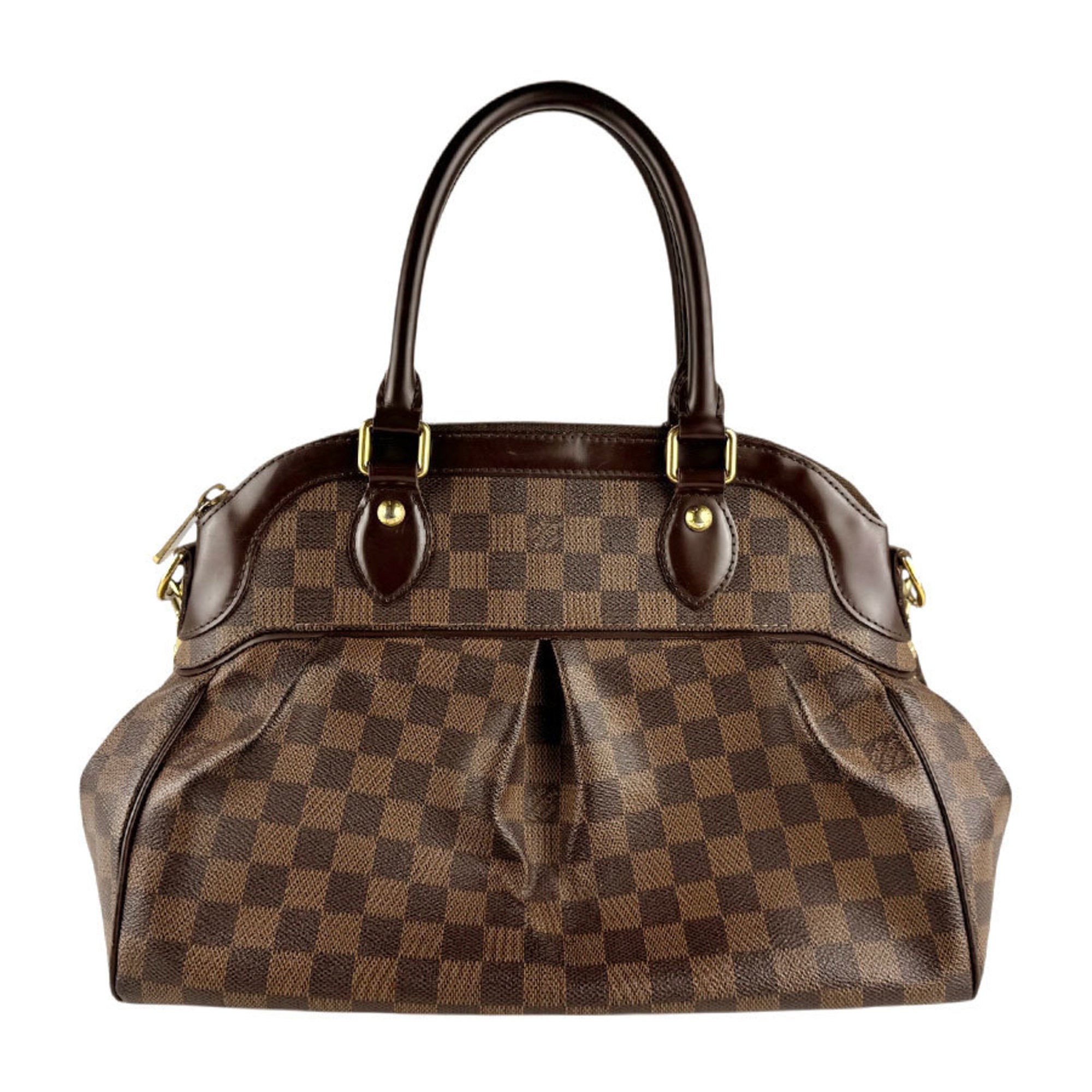 Louis Vuitton Brown Damier Canvas Handbag Shoulder Bag (Pre-Owned)
