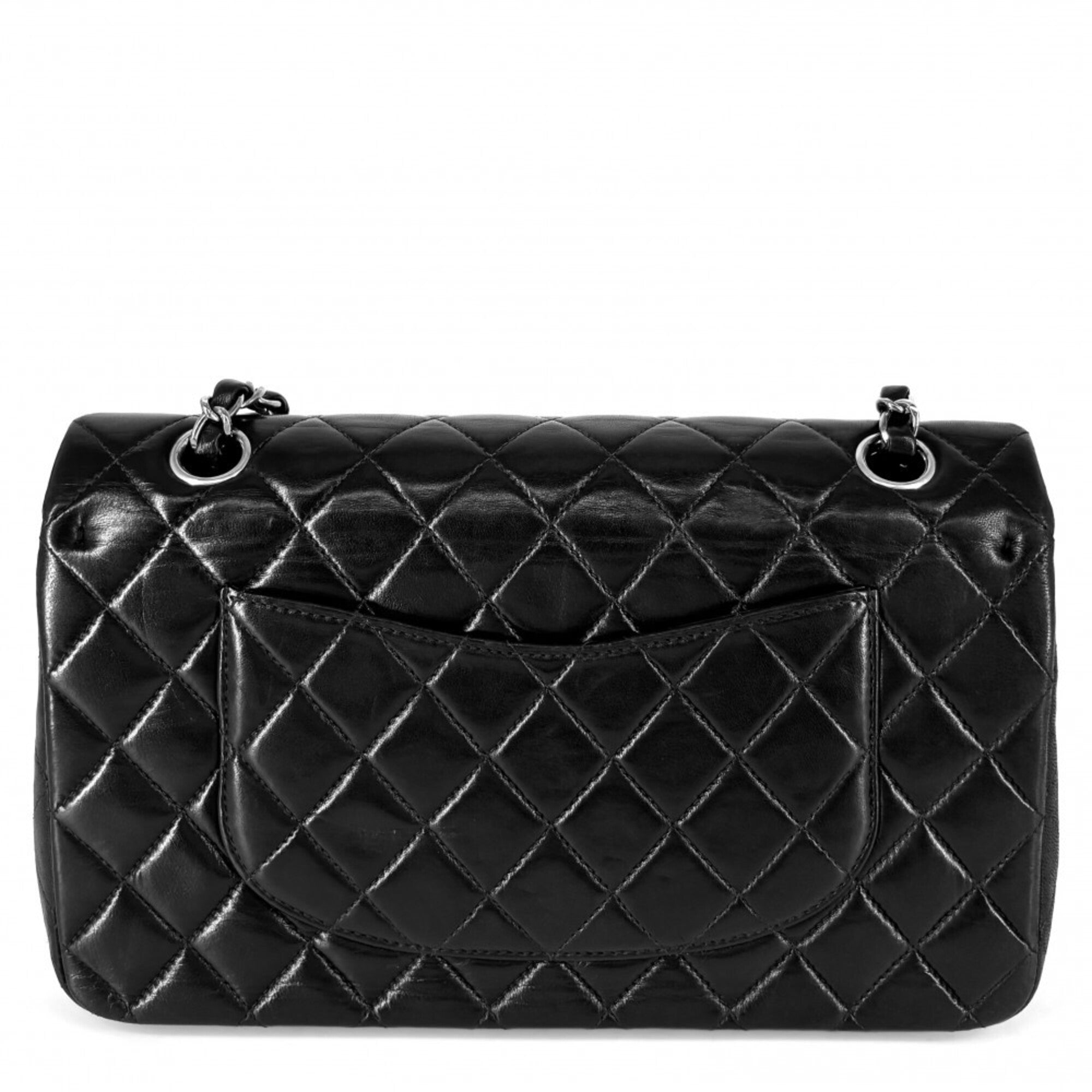 Chanel Navy Leather Shoulder Bag (Pre-Owned)
