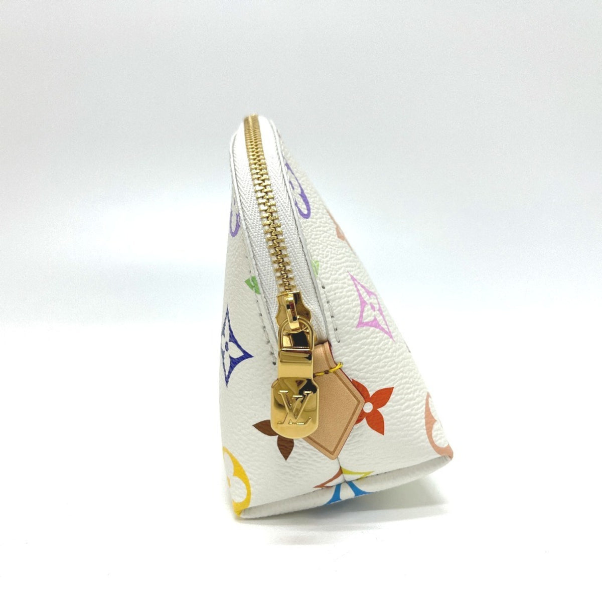 Louis Vuitton Blanc Monogram Multicolore Handbag Pochette Pouch (Pre-Owned)