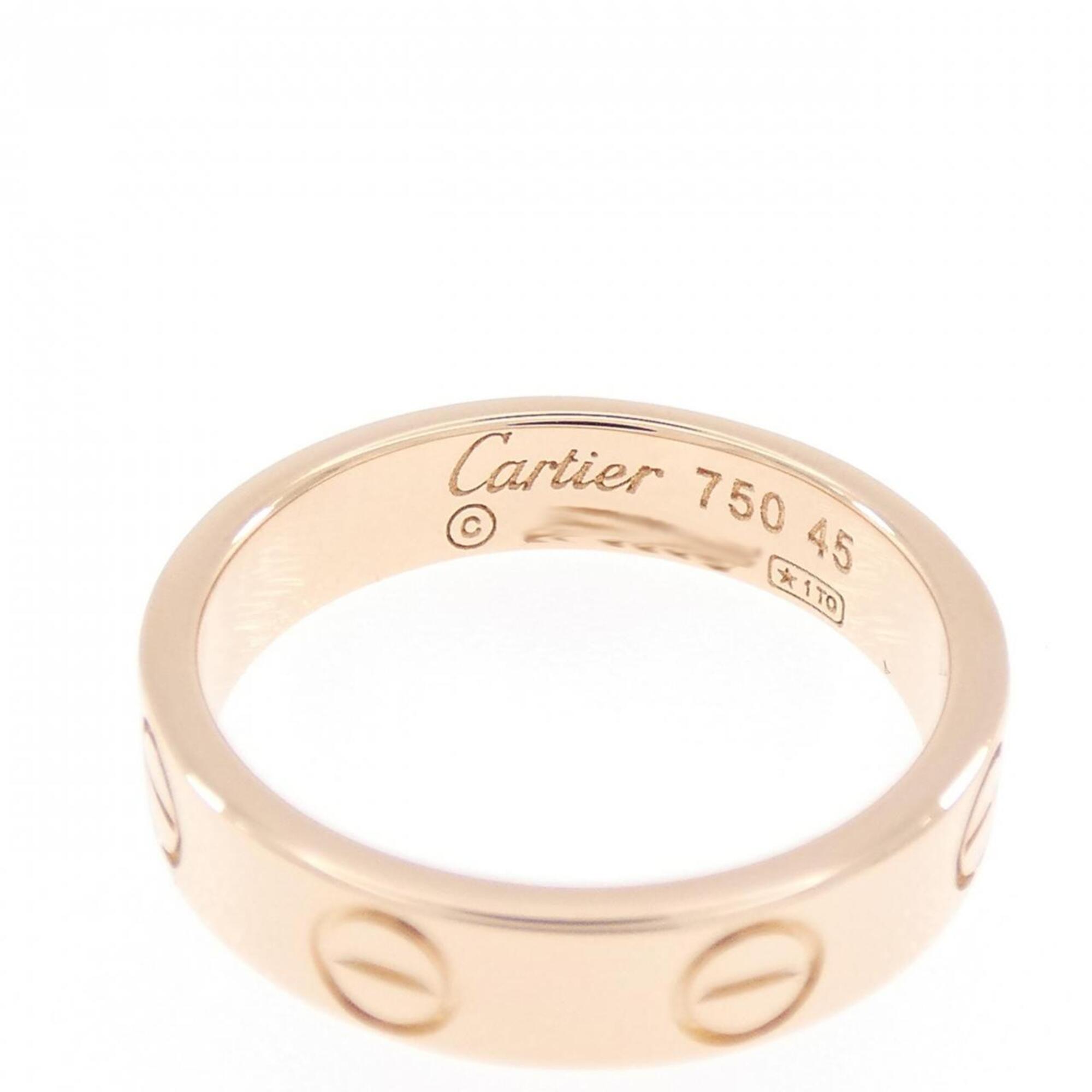 Cartier Love Pink Gold (18K) Band Ring (Pre-Owned)
