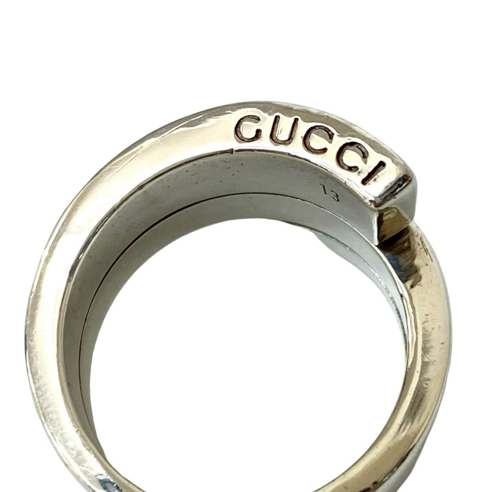 Gucci Silver Silver 925 Band Ring (Pre-Owned)