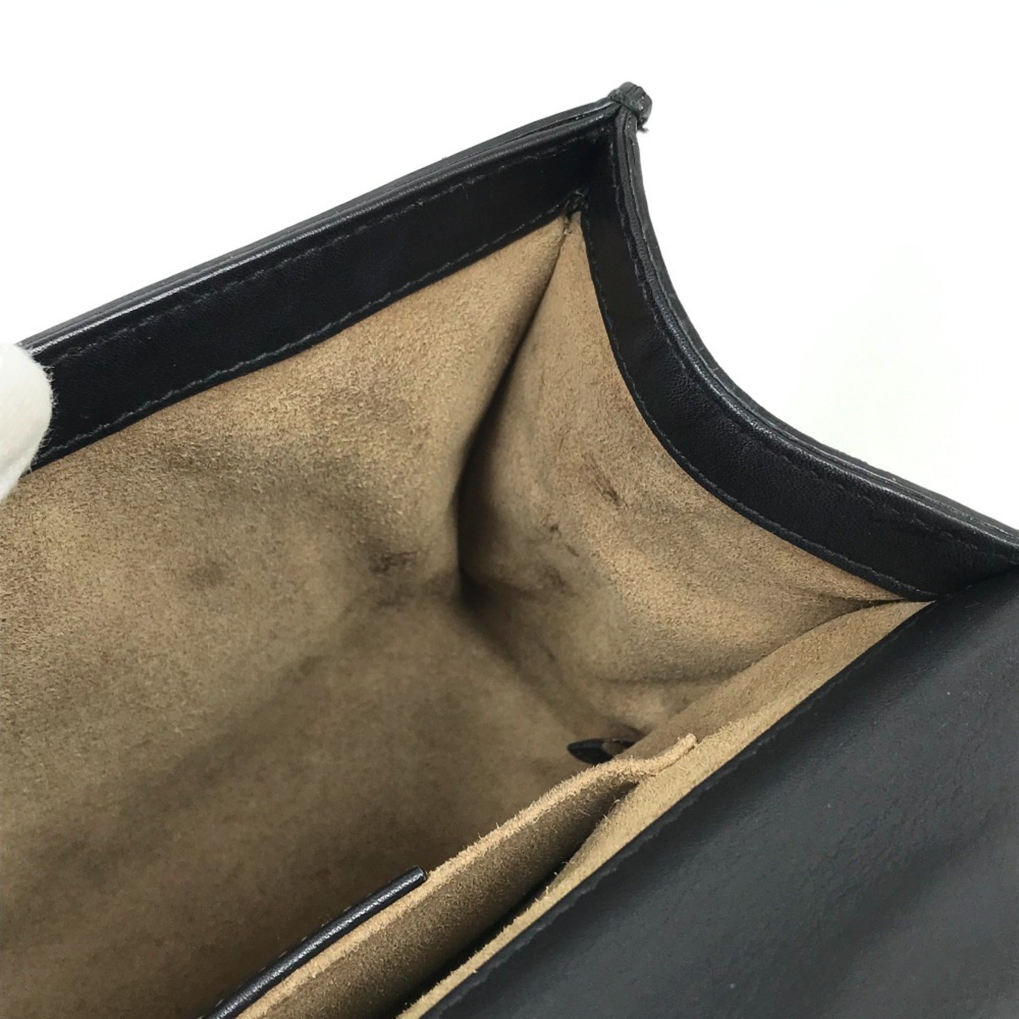Gucci Black Leather Shoulder Bag (Pre-Owned)