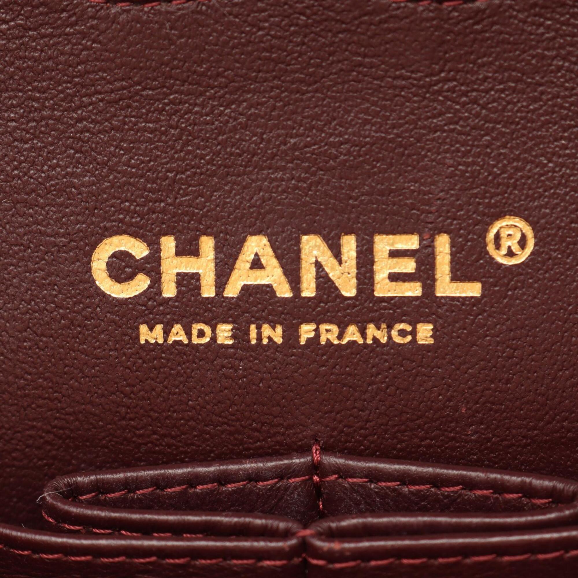 Chanel Black Grained Calfskin Handbag Shoulder Bag (Pre-Owned)