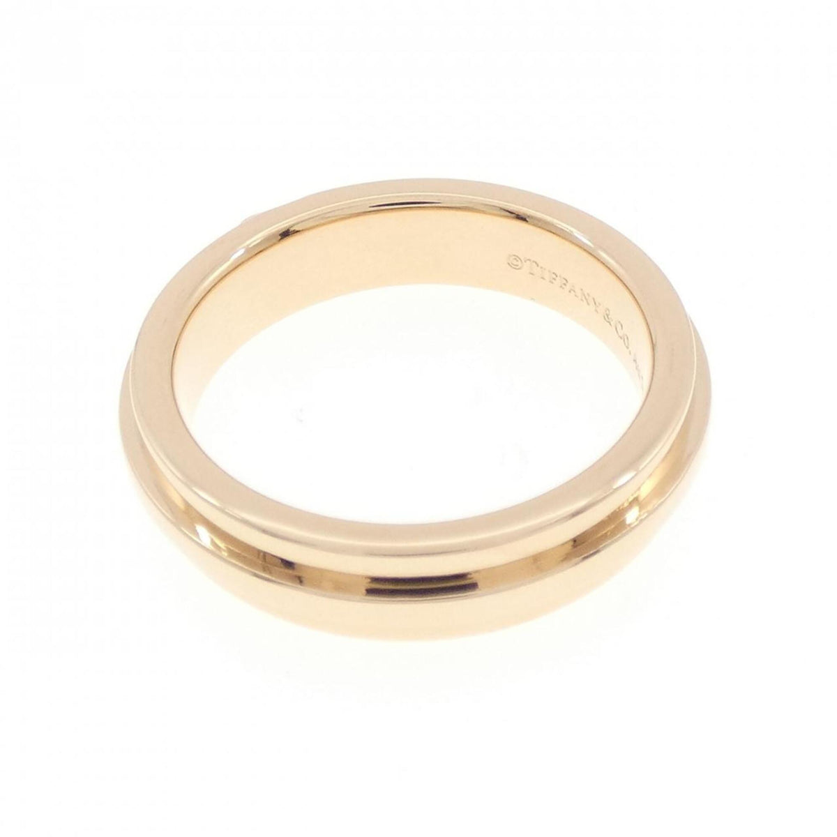 Tiffany Pink Gold (18K) Band Ring (Pre-Owned)