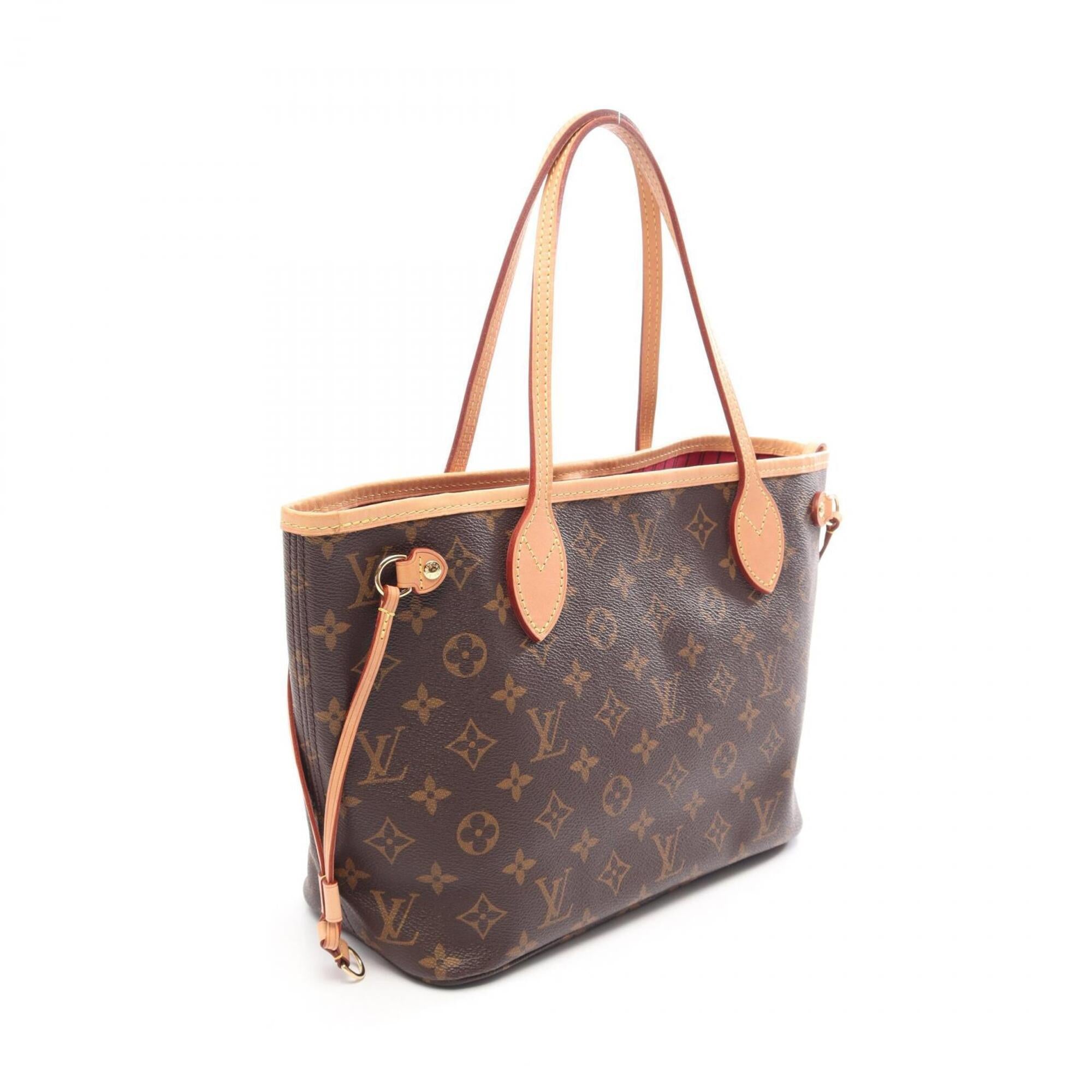 Louis Vuitton Brown Coated Canvas Pvc Monogram Leather Handbag Tote Bag (Pre-Owned)