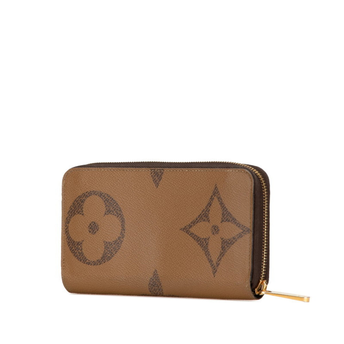 Louis Vuitton Brown Pvc Leather Long Wallet (Bi-Fold) (Pre-Owned)