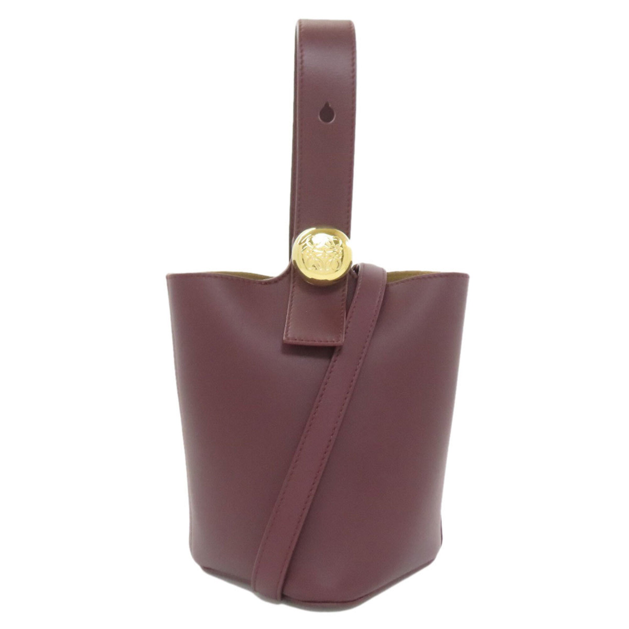 Loewe Burgundy Leather Handbag (Pre-Owned)
