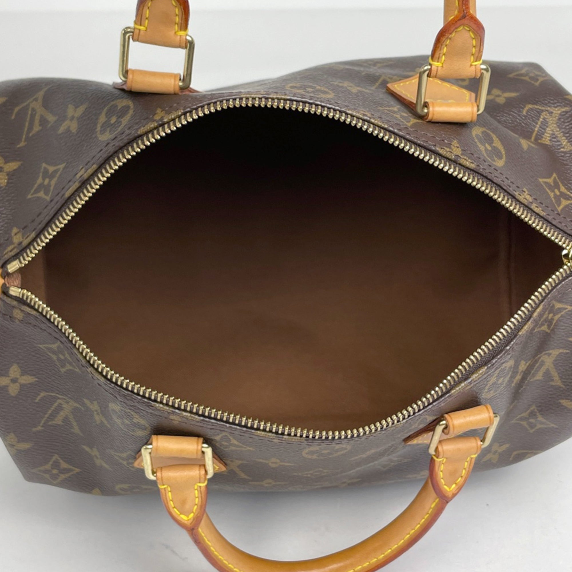 Louis Vuitton Brown Monogram Boston Bag Handbag (Pre-Owned)