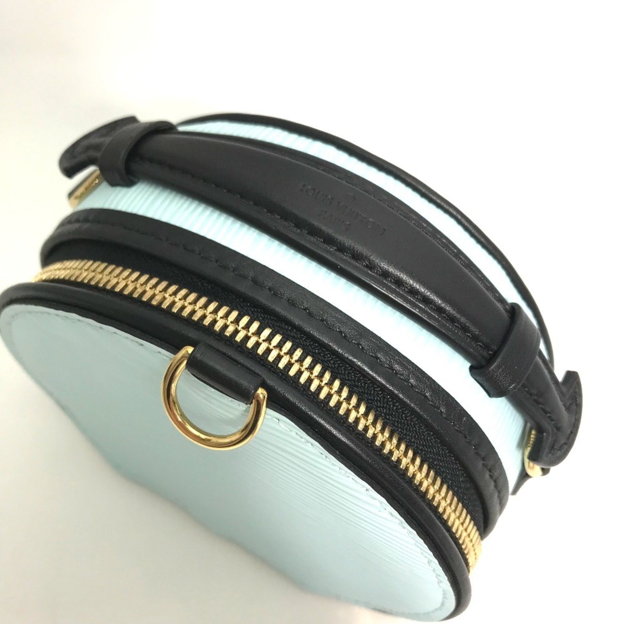 Louis Vuitton Blue Epi Leather Handbag Pouch Shoulder Bag (Pre-Owned)