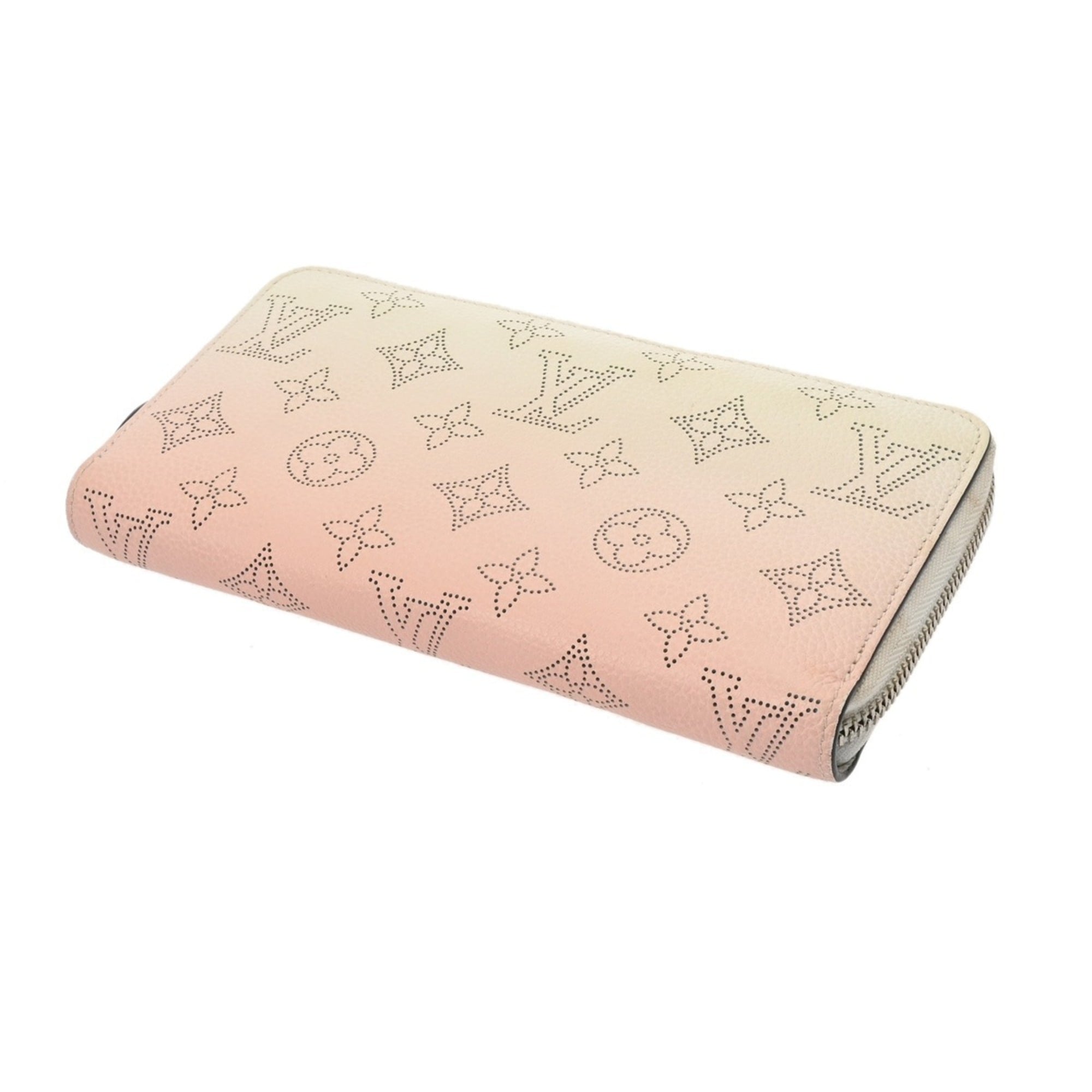 Louis Vuitton Pink Leather Long Wallet (Bi-Fold) (Pre-Owned)