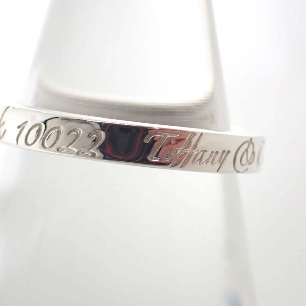 Tiffany Sterling Silver 925 Band Ring (Pre-Owned)