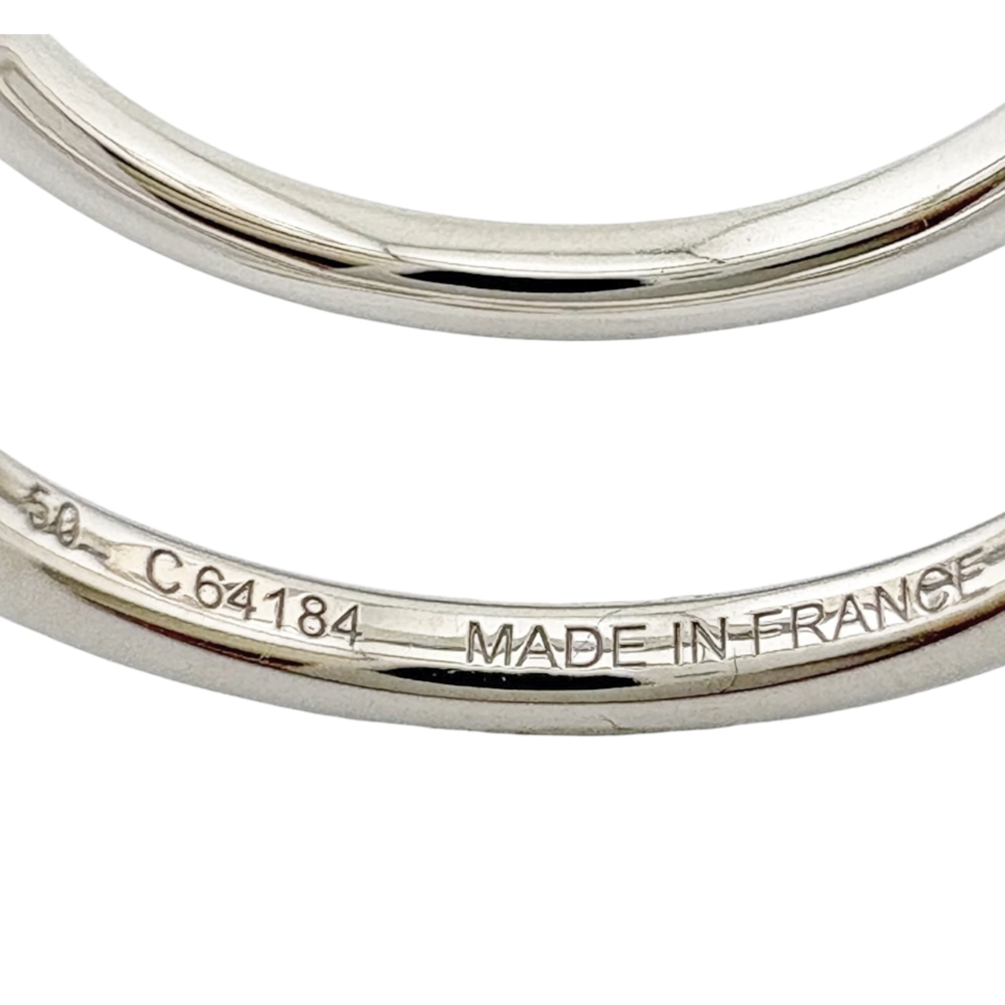 Louis Vuitton Silver White Gold (18K) Band Ring (Pre-Owned)