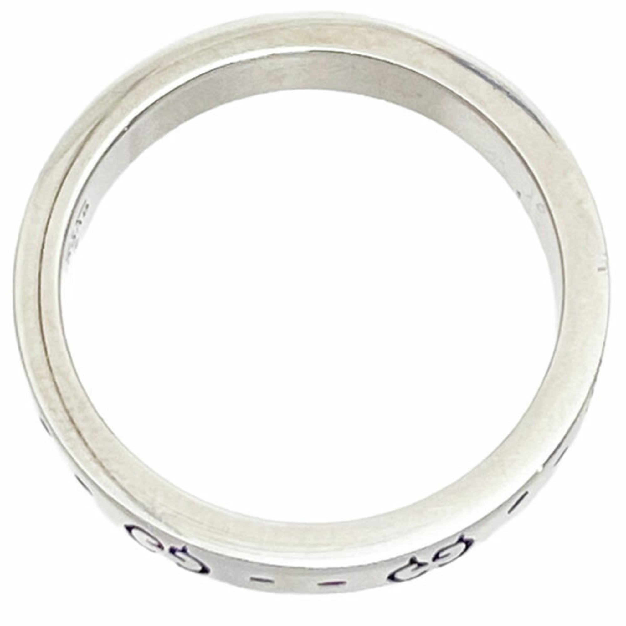 Gucci Silver Sterling Silver 925 Band Ring (Pre-Owned)