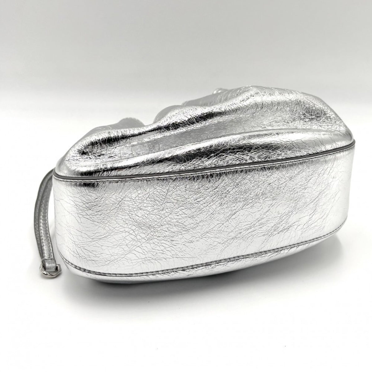 Givenchy Silver Leather Handbag Shoulder Bag (Pre-Owned)