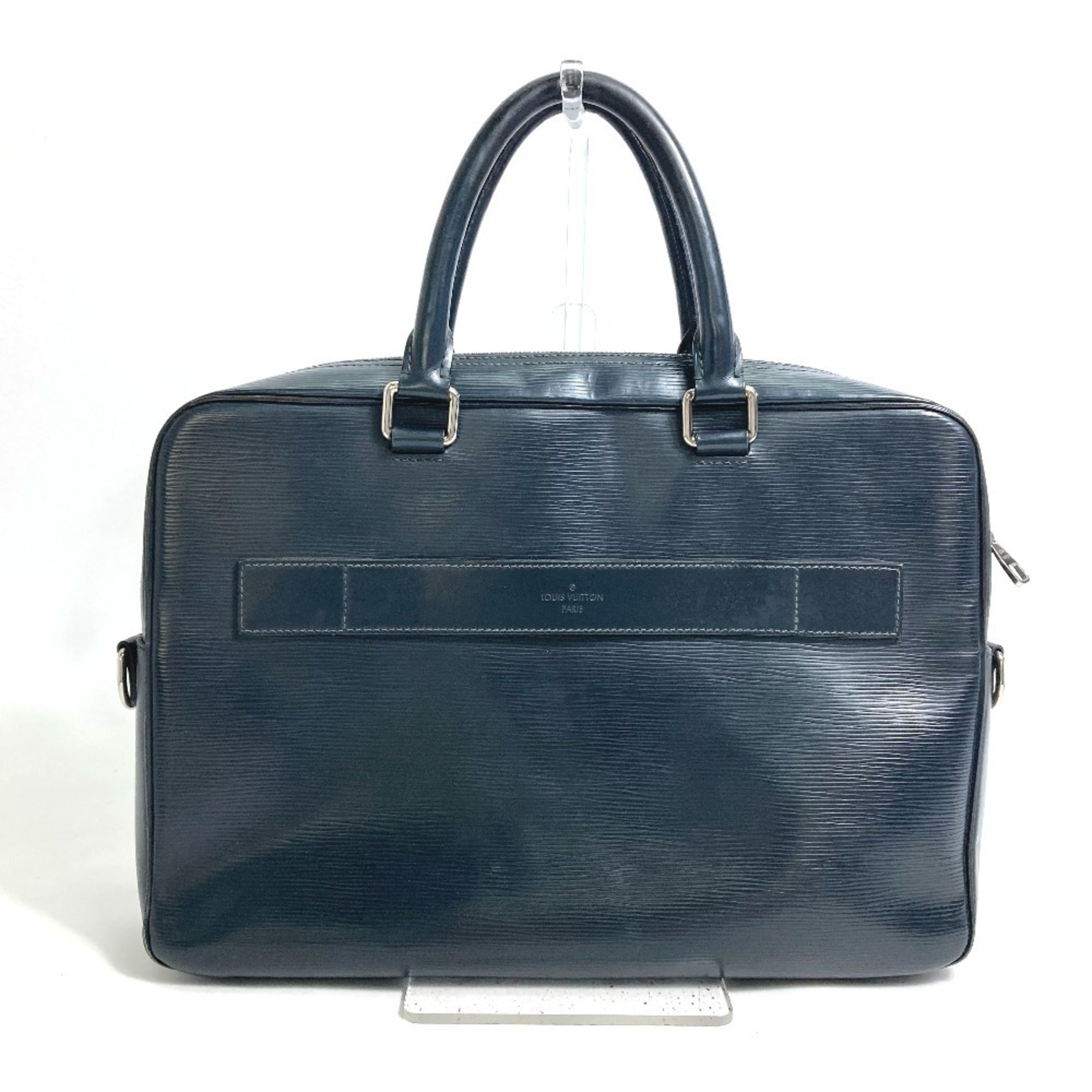 Louis Vuitton Blue Nuit Navy Epi Leather Handbag Tote Bag (Pre-Owned)