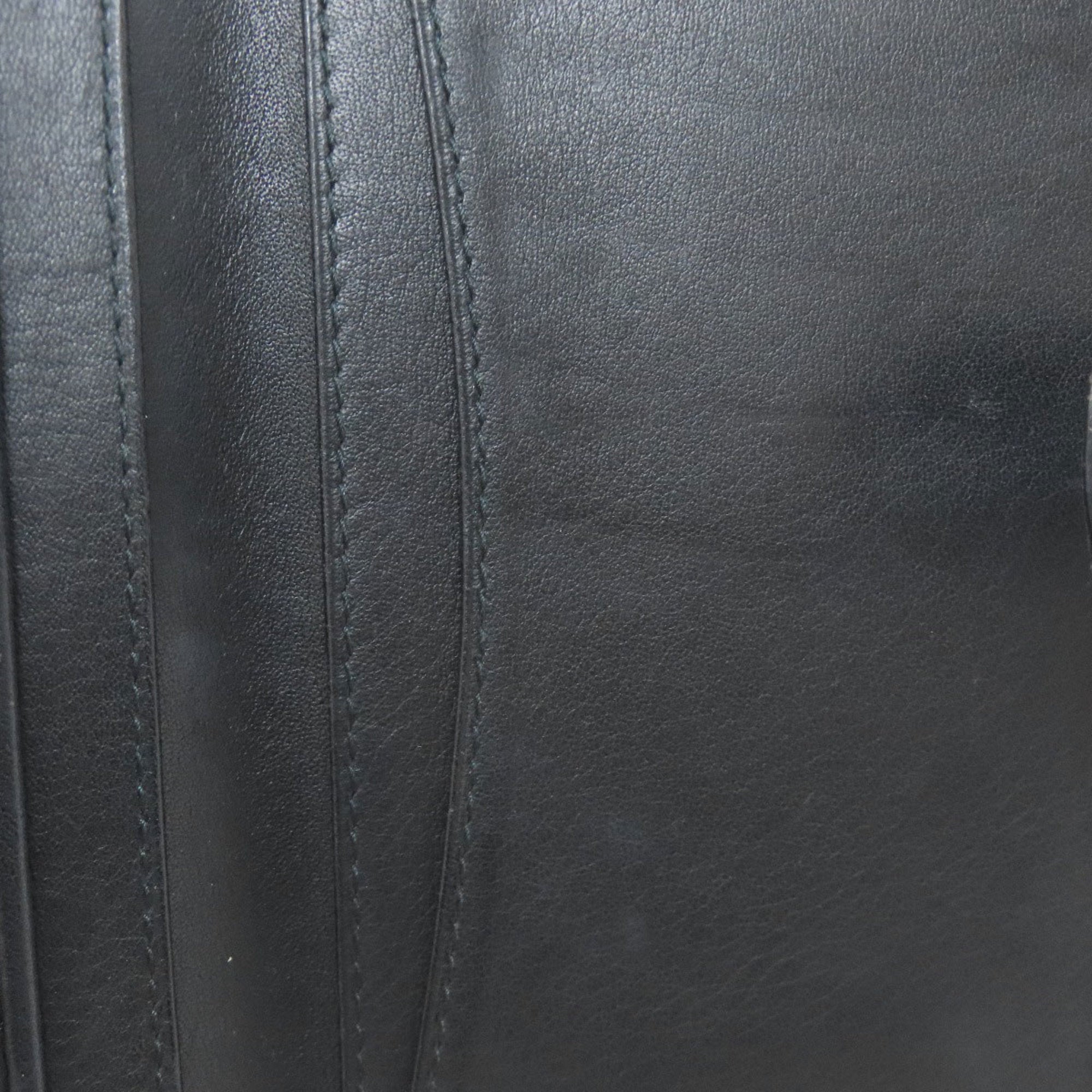 Loewe Black Leather Long Wallet (Bi-Fold) (Pre-Owned)