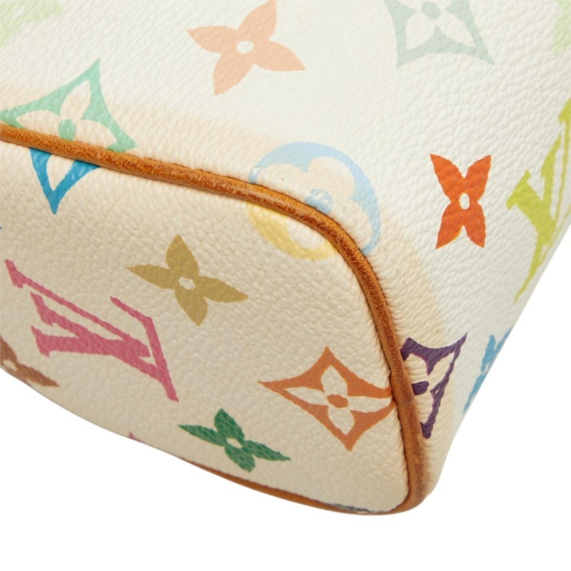 Louis Vuitton Monogram Multi-Color White Pvc Leather Handbag Shoulder Bag (Pre-Owned)