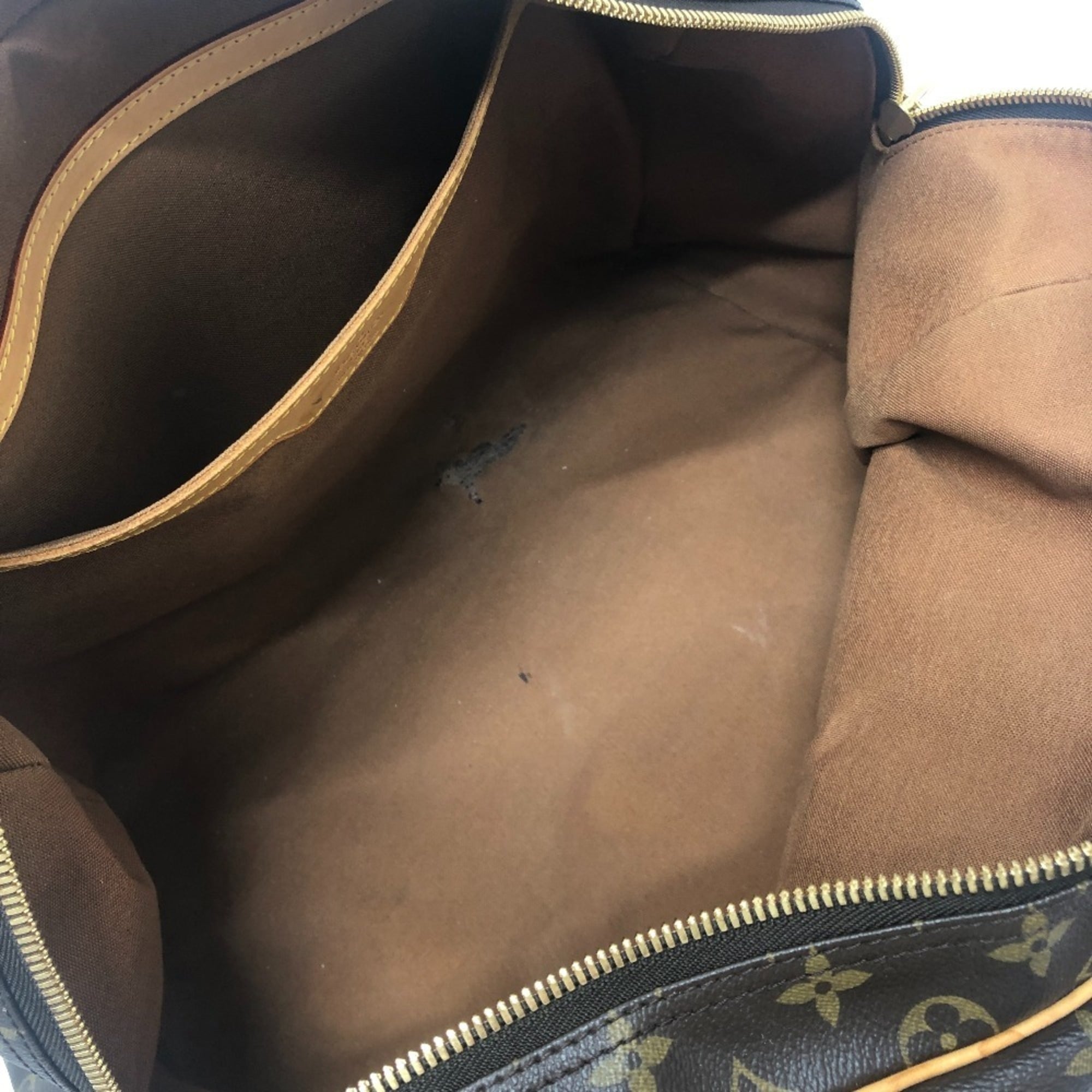 Louis Vuitton Brown Monogram Canvas Boston Bag (Pre-Owned)