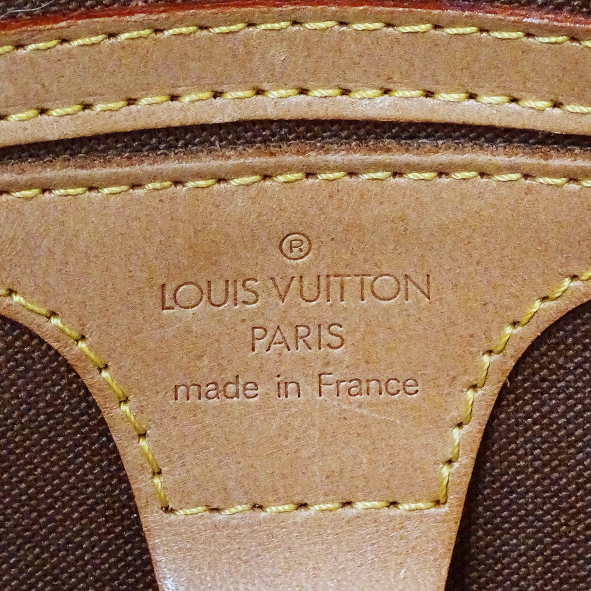 Louis Vuitton Brown Monogram Canvas Handbag (Pre-Owned)