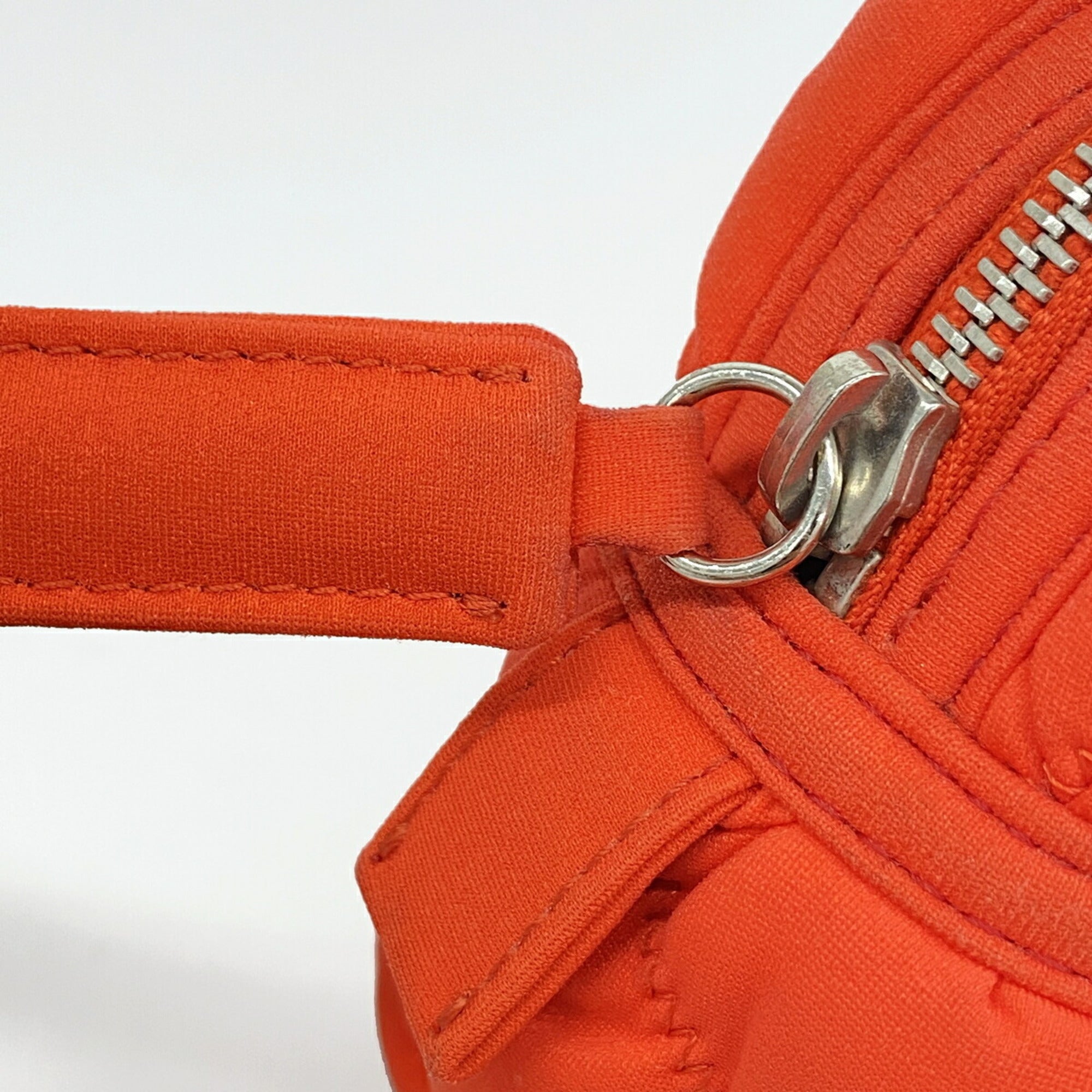 Chanel Red Color Nylon Shoulder Bag (Pre-Owned)